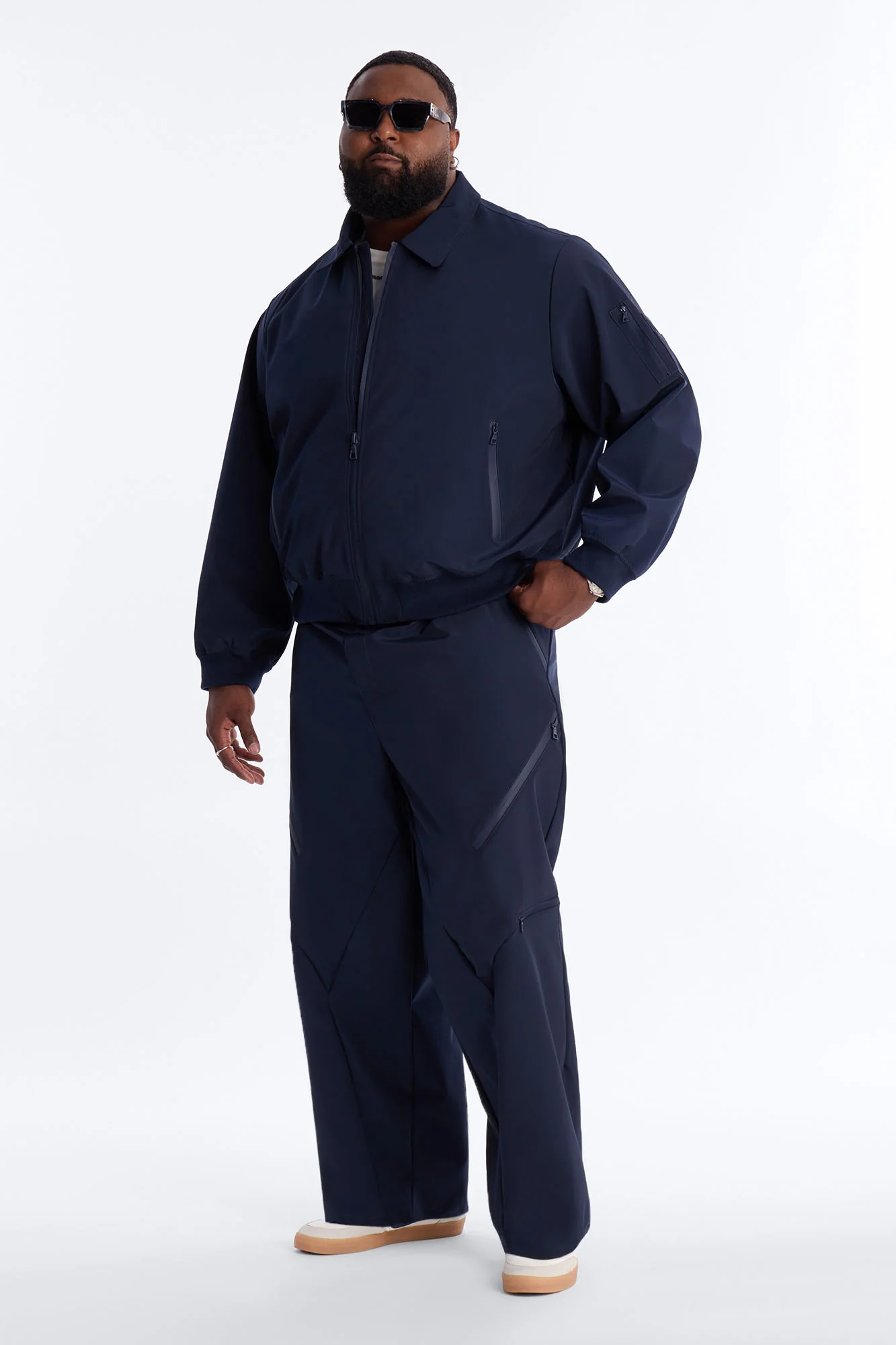 Baggy Liberty Zip Pant - Navy - Image 8