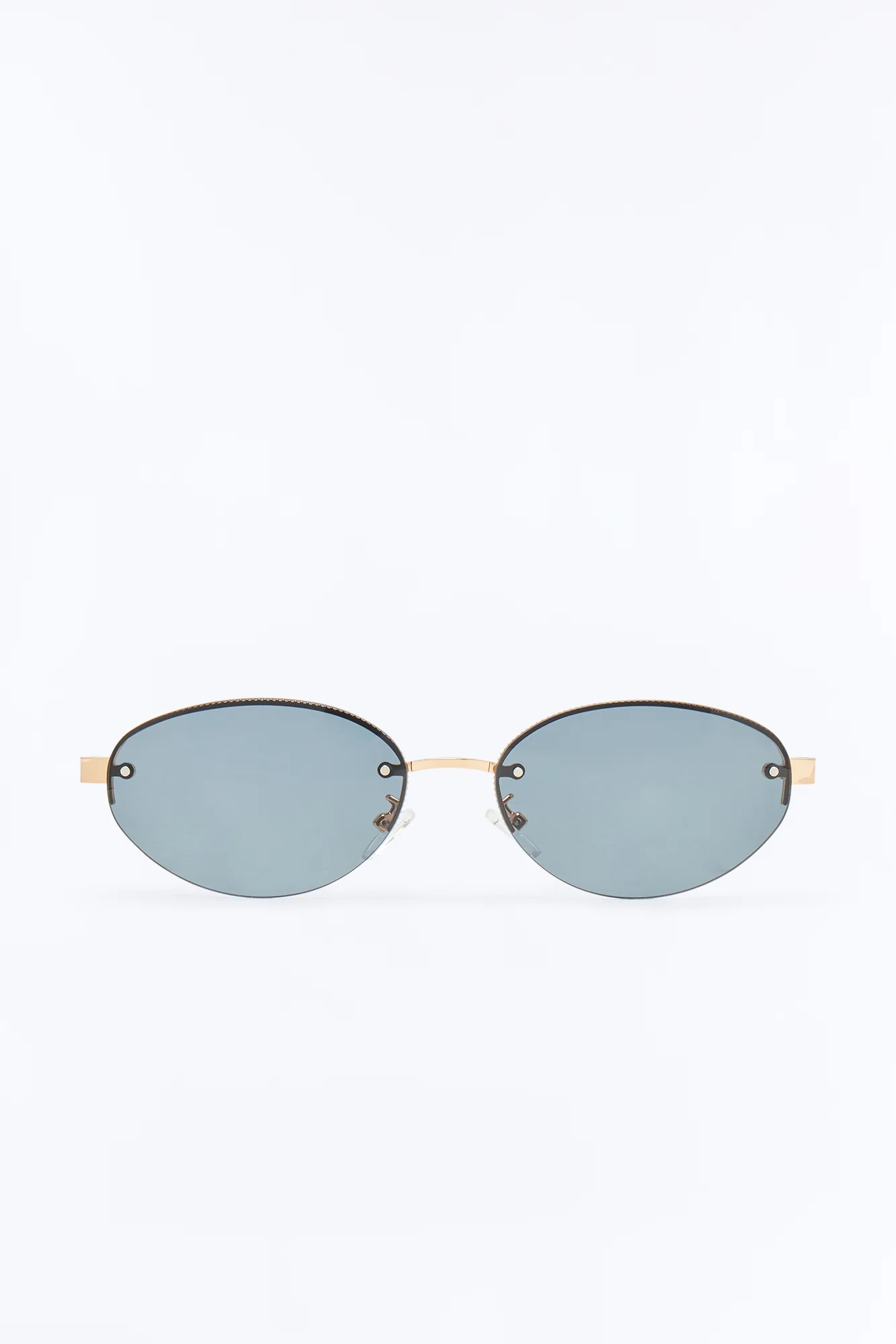 Basel Round Sunglasses - Black - Image 3