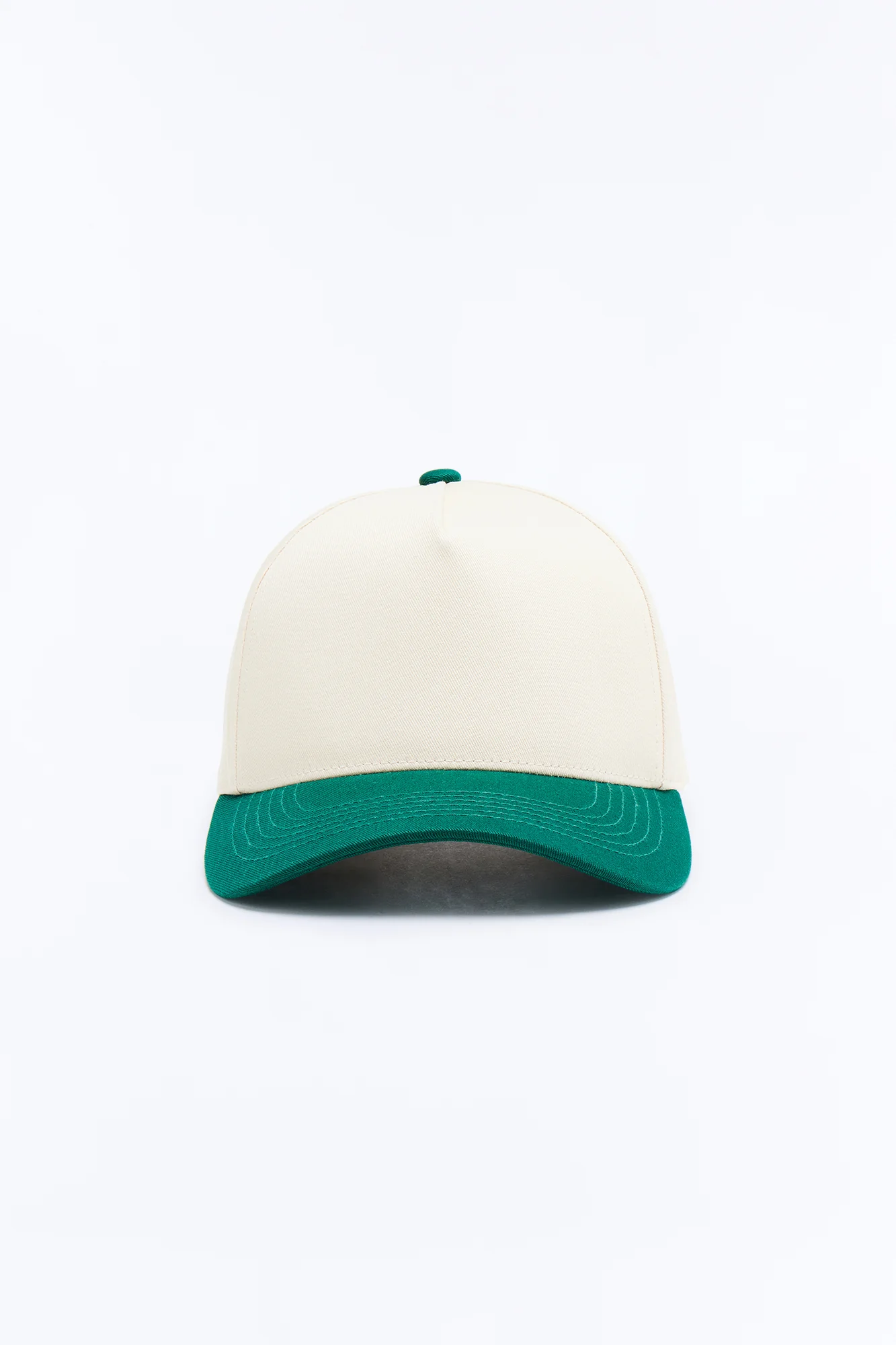 Basic Color Block Snapback Hat - Green/combo - Image 3
