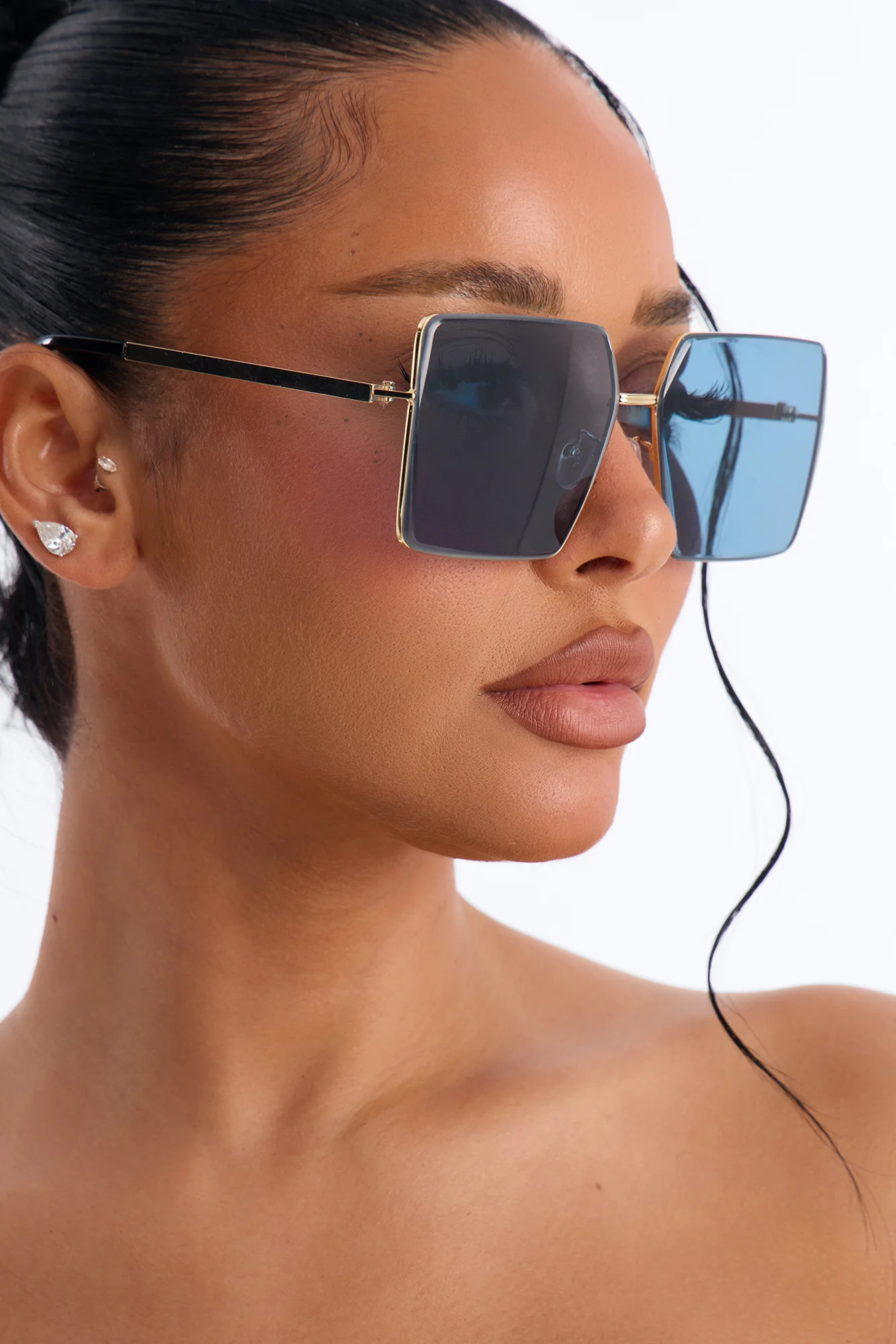 Be Extra Sunglasses - Gold/Blue