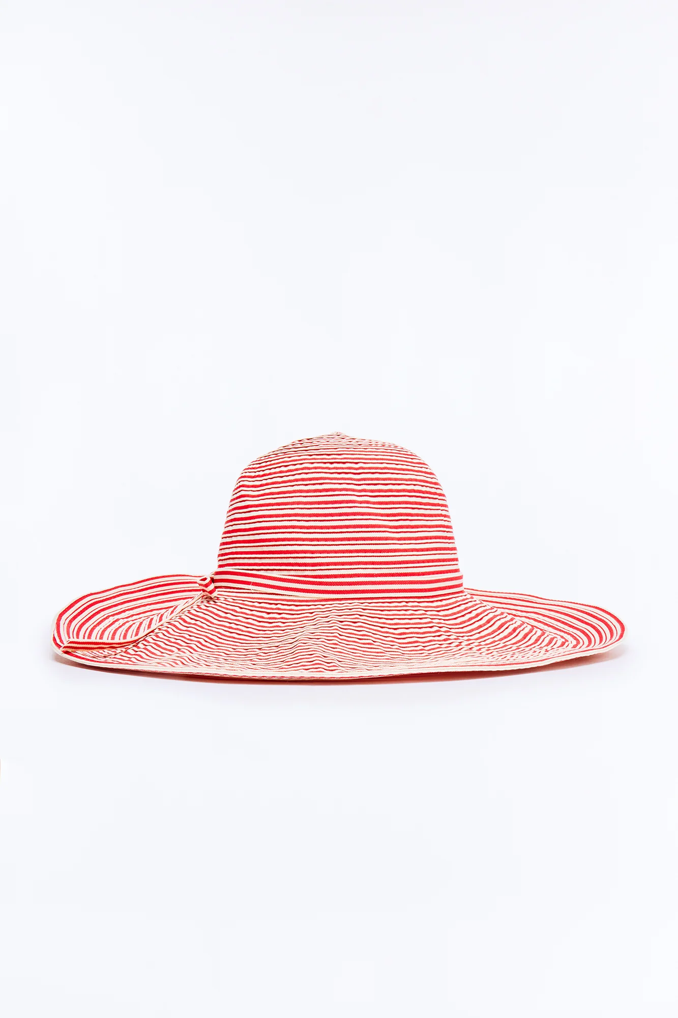 Beach Days Packable Sun Hat - Red/White - Image 3