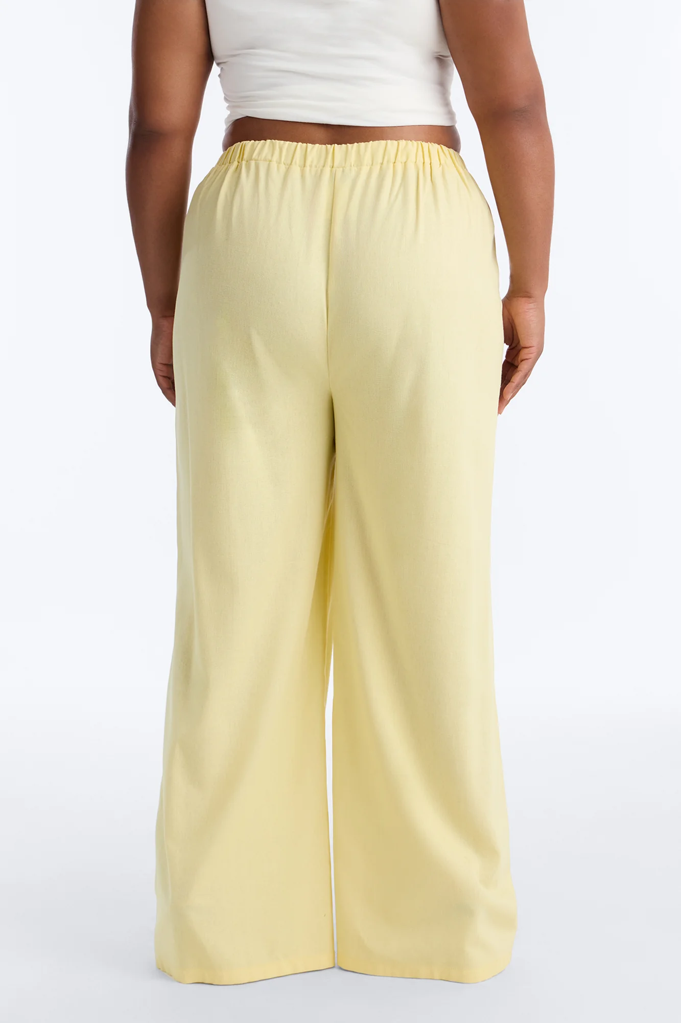 Beach Walks Linen Pant - Butter Yellow - Image 8