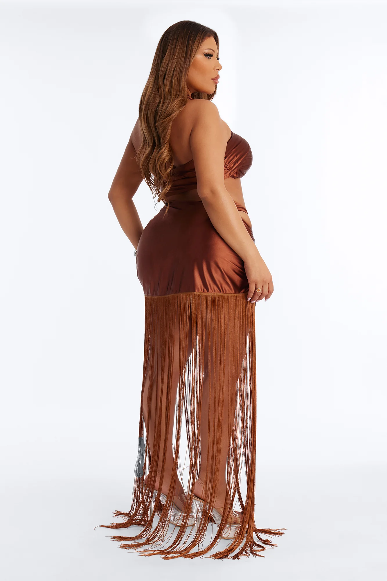 Beach Waves Ringing Swim Sunsuit - Bronze - Image 11