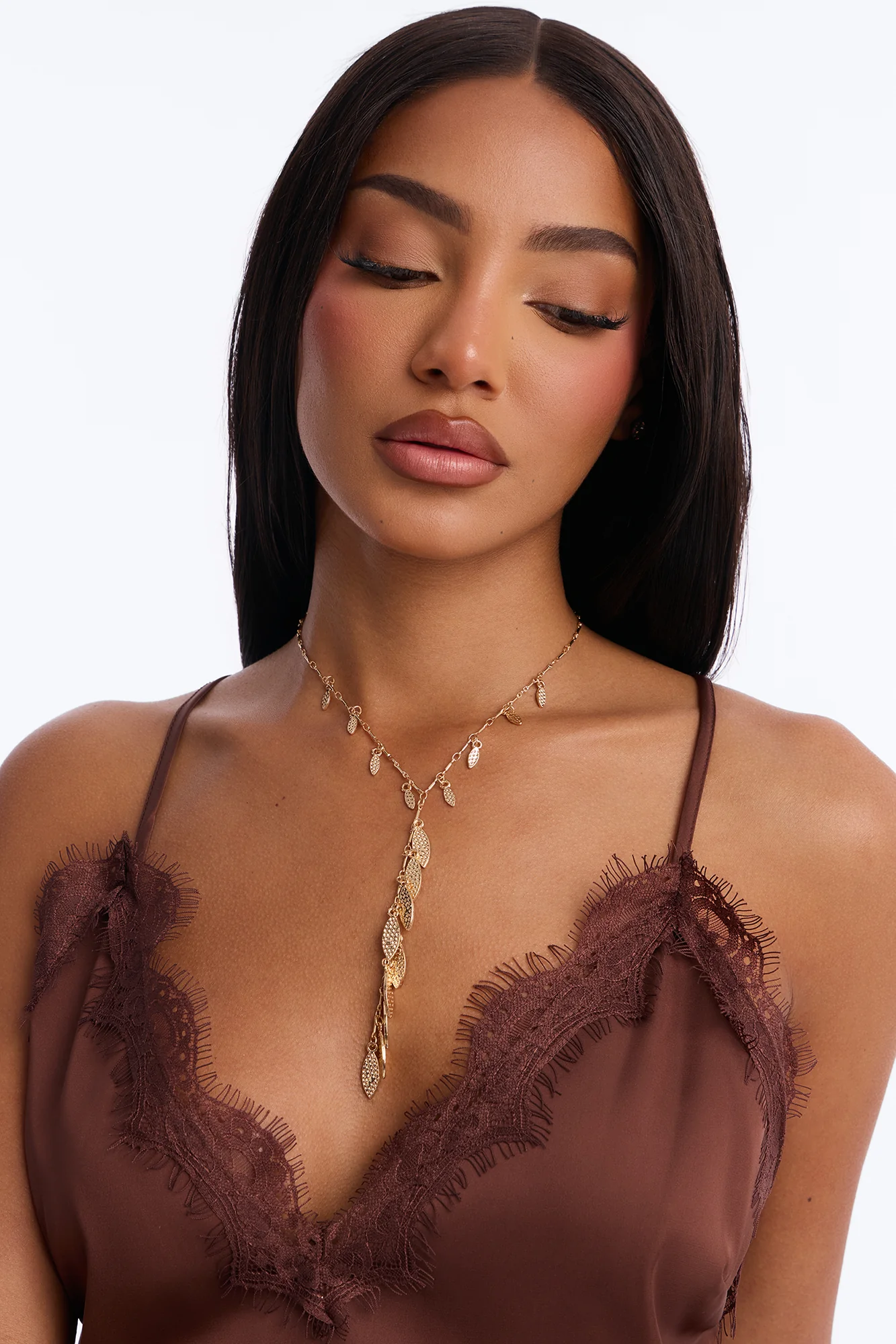 Beleaf In Yourself Lariat Necklace - Gold - Image 2