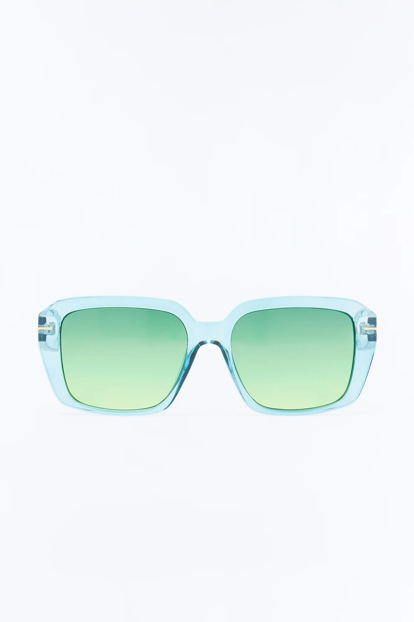 Bella Blu Square Sunglasses - Blue/combo - Image 3