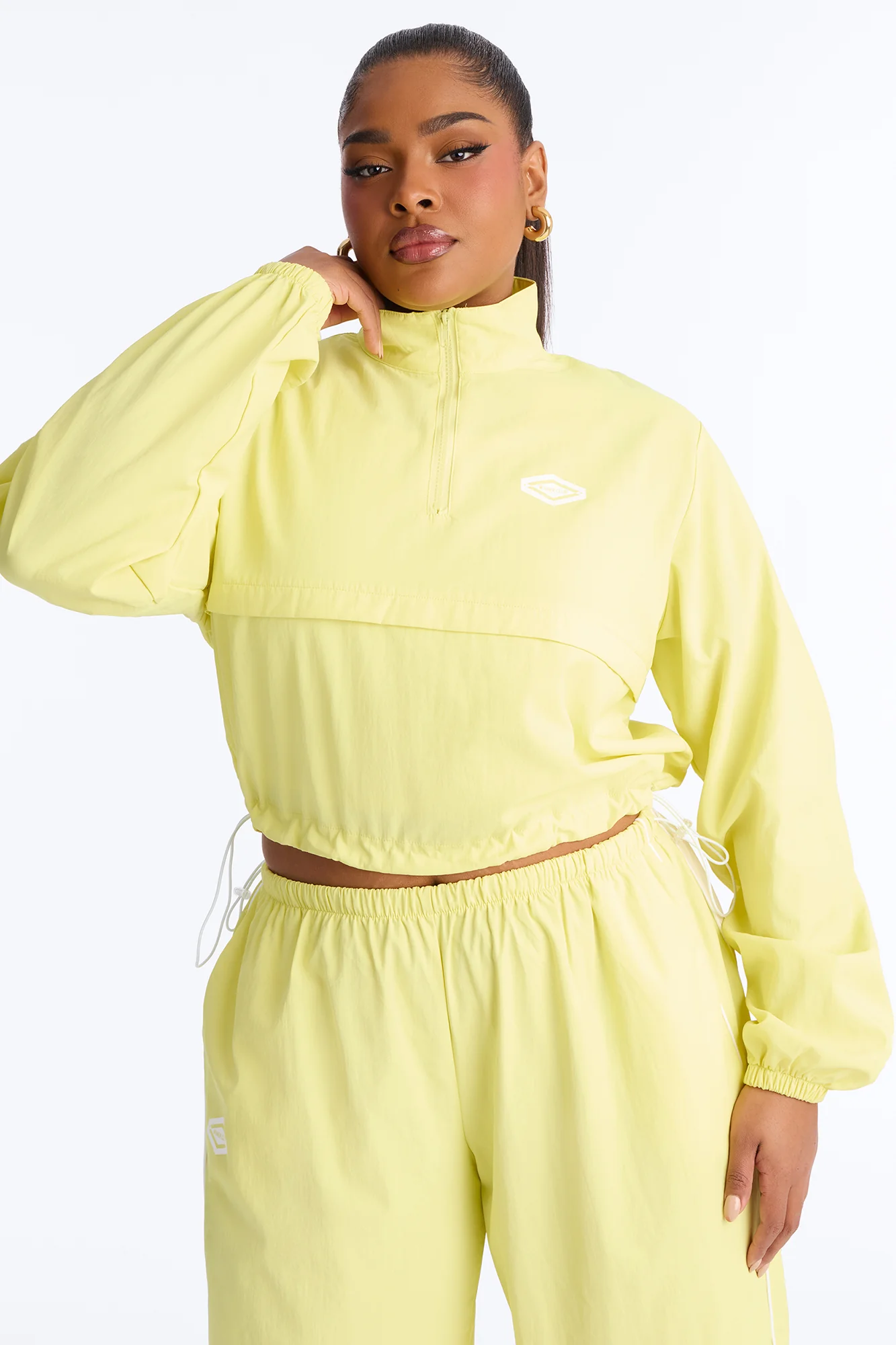 Bella Windbreaker Pant Set - Yellow - Image 7