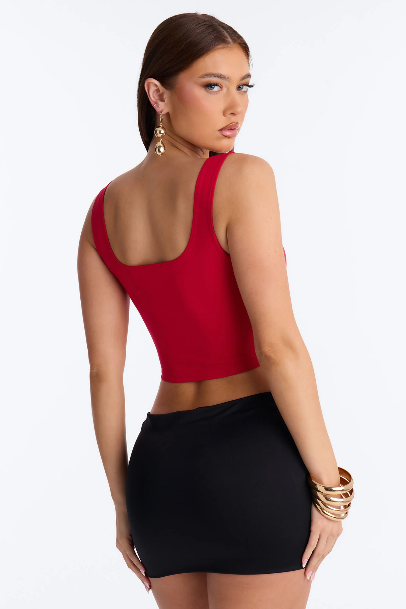 Belle Corset Top - Red - Image 4