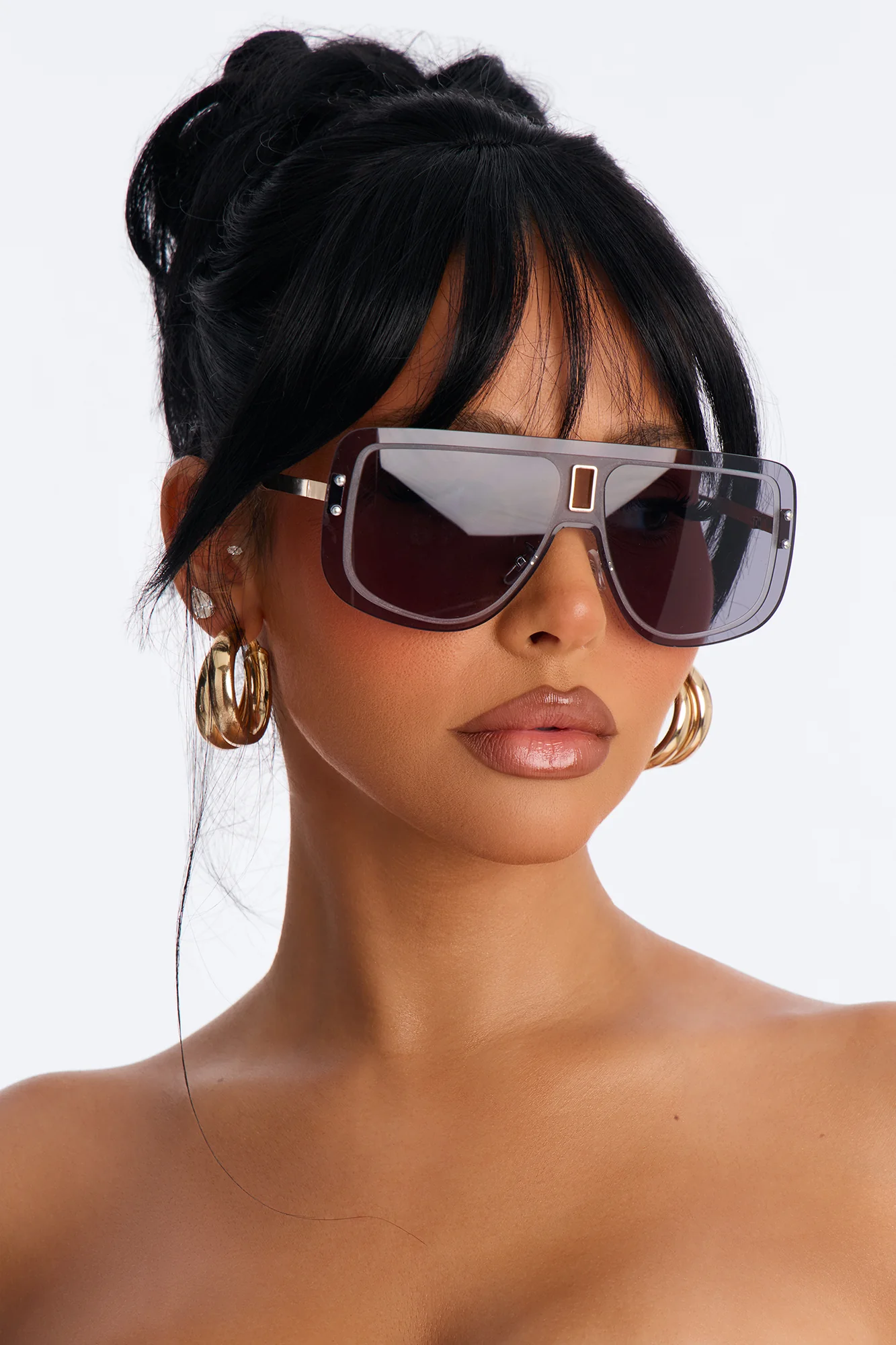 Belle Jet Sunglasses - Black