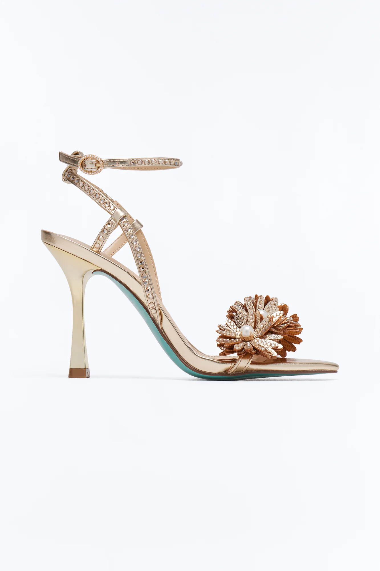 Betsey Johnson Mylee Embellished Heels - Gold - Image 3