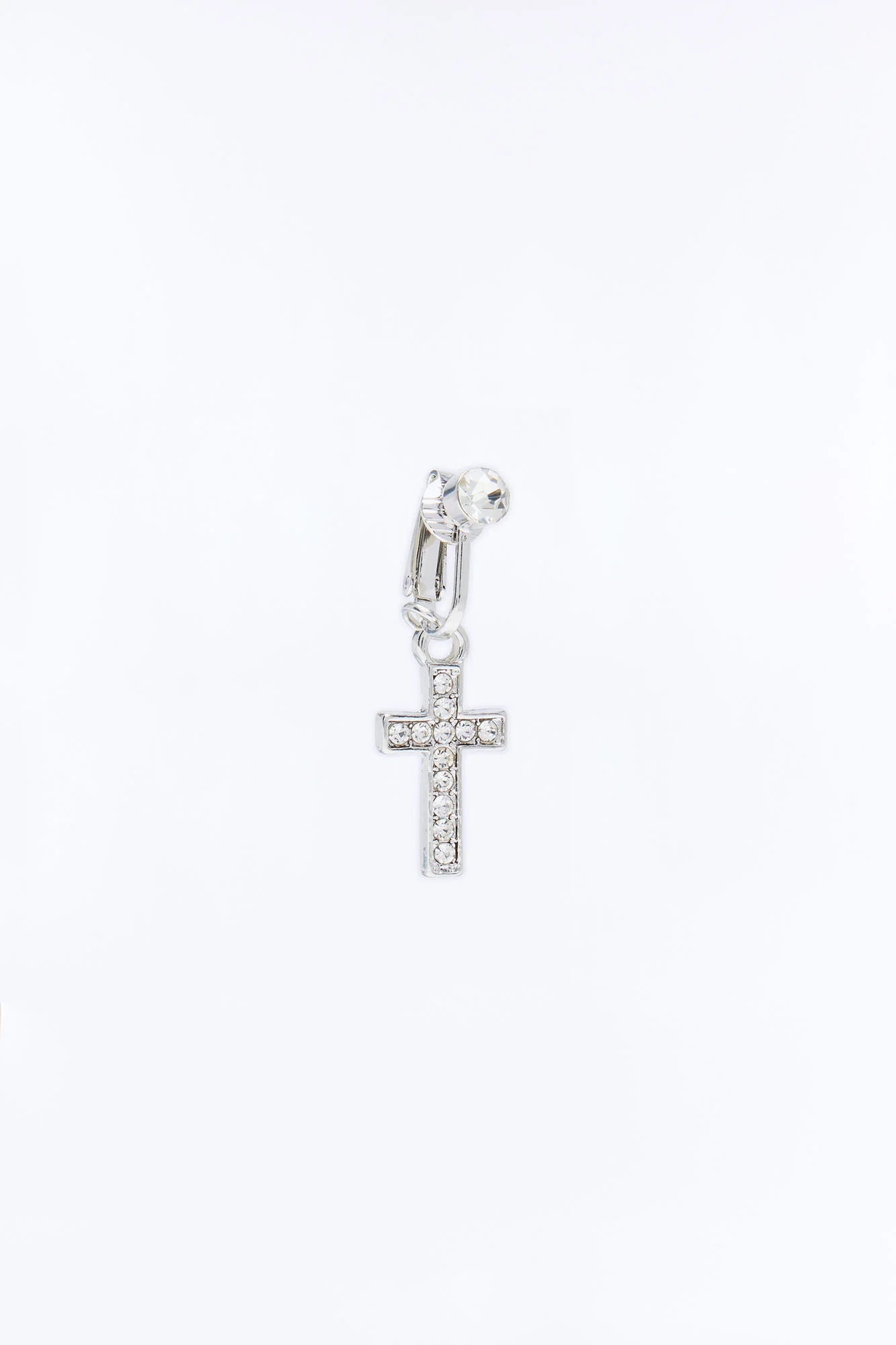 Blessed Clip On Belly Ring - Silver - Image 3
