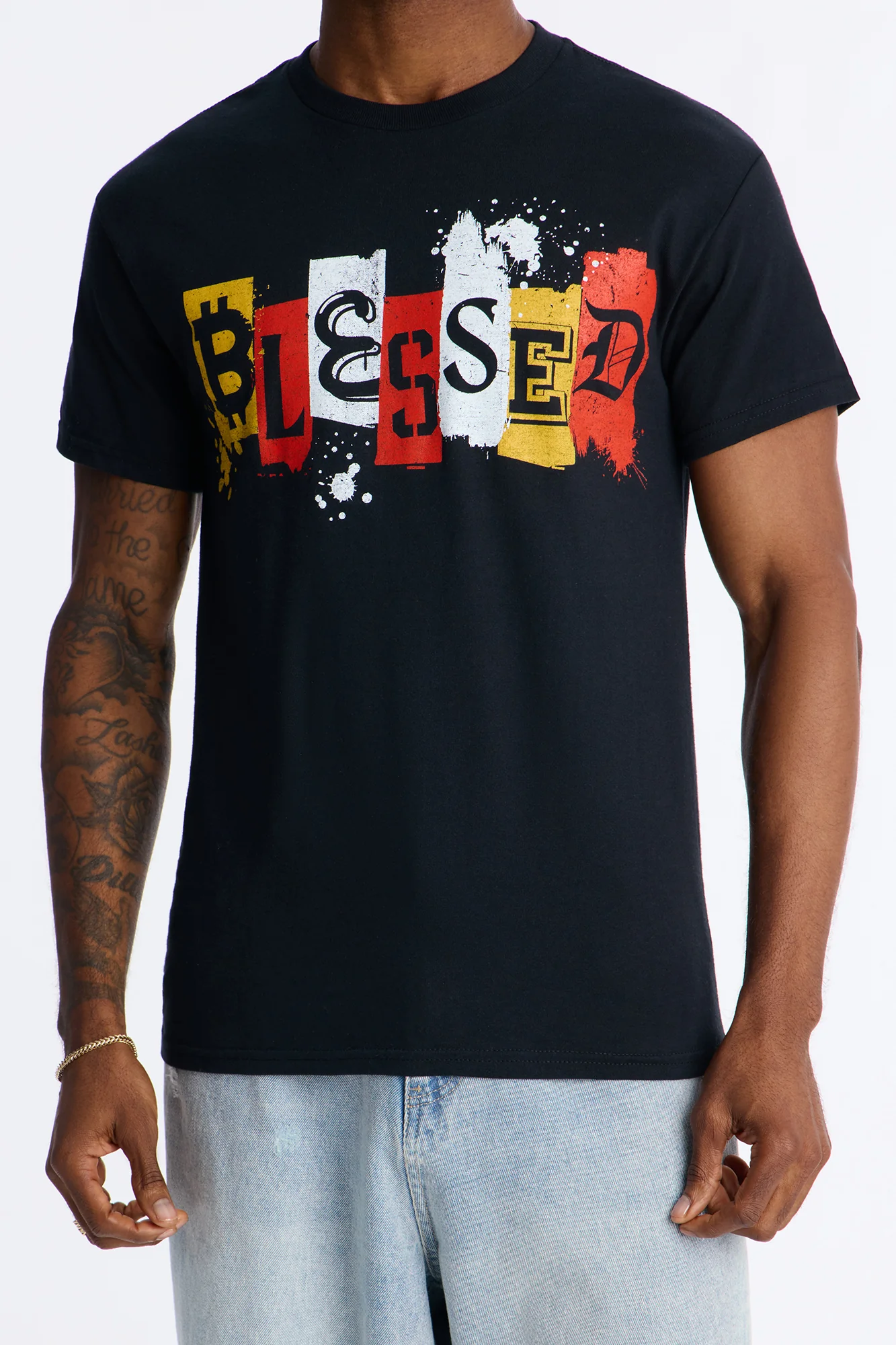 Blessed Coin Short Sleeve Tee - Black - Image 3