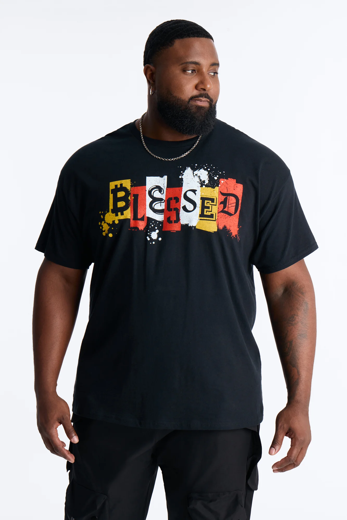 Blessed Coin Short Sleeve Tee - Black - Image 4