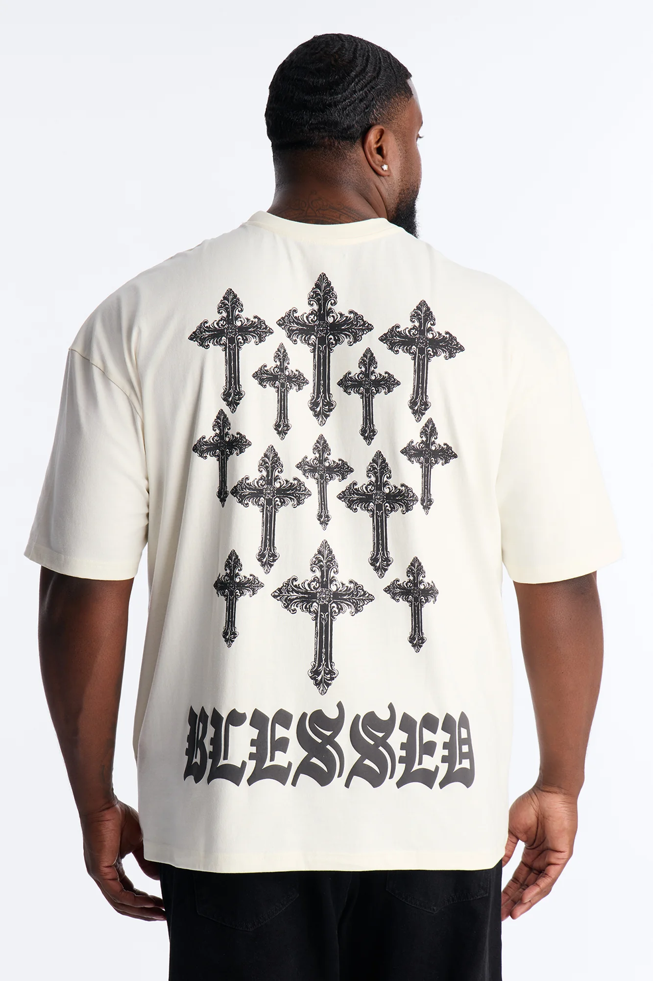 Blessed Daily Boxy Short Sleeve Tee - White - Image 5