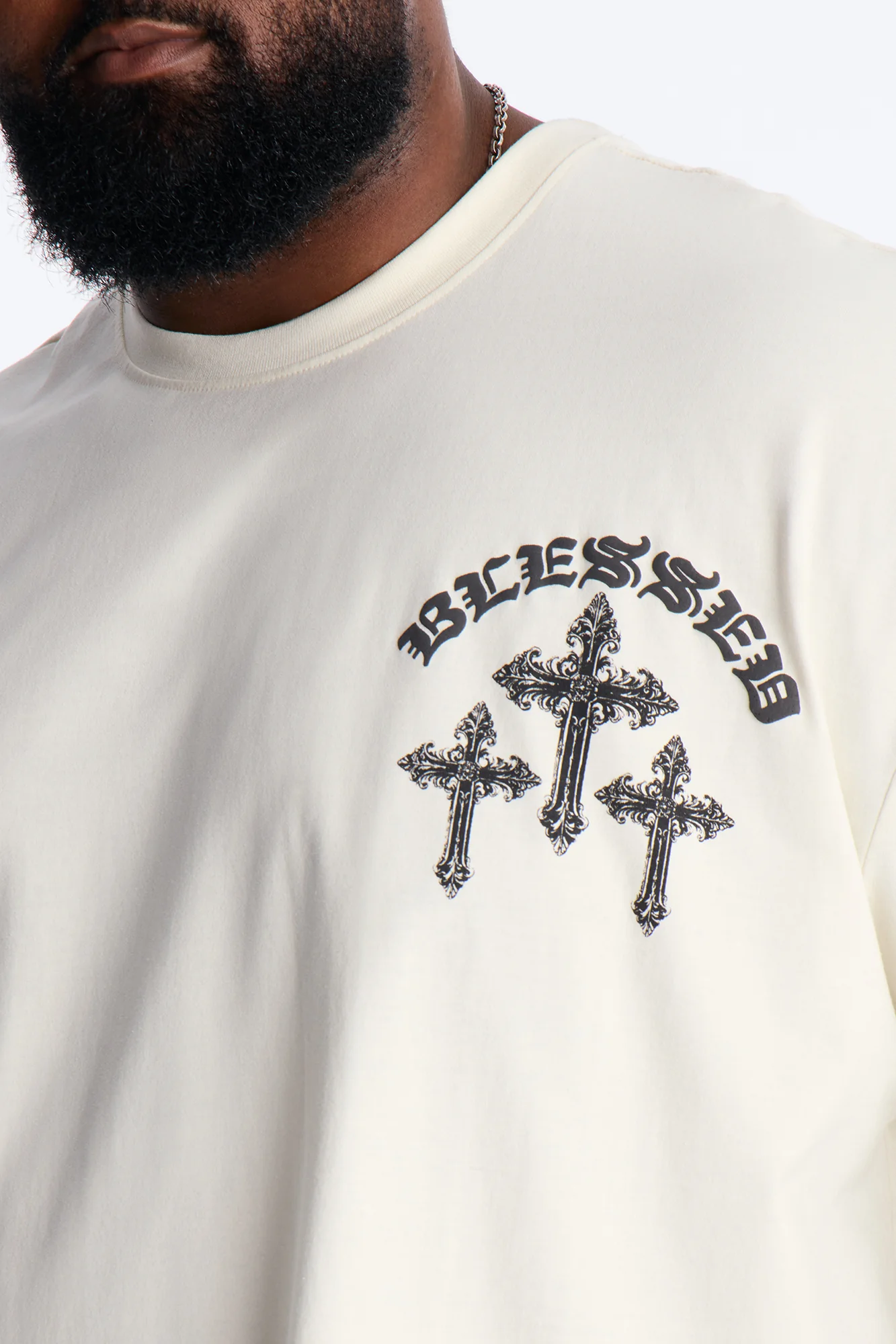 Blessed Daily Boxy Short Sleeve Tee - White - Image 7