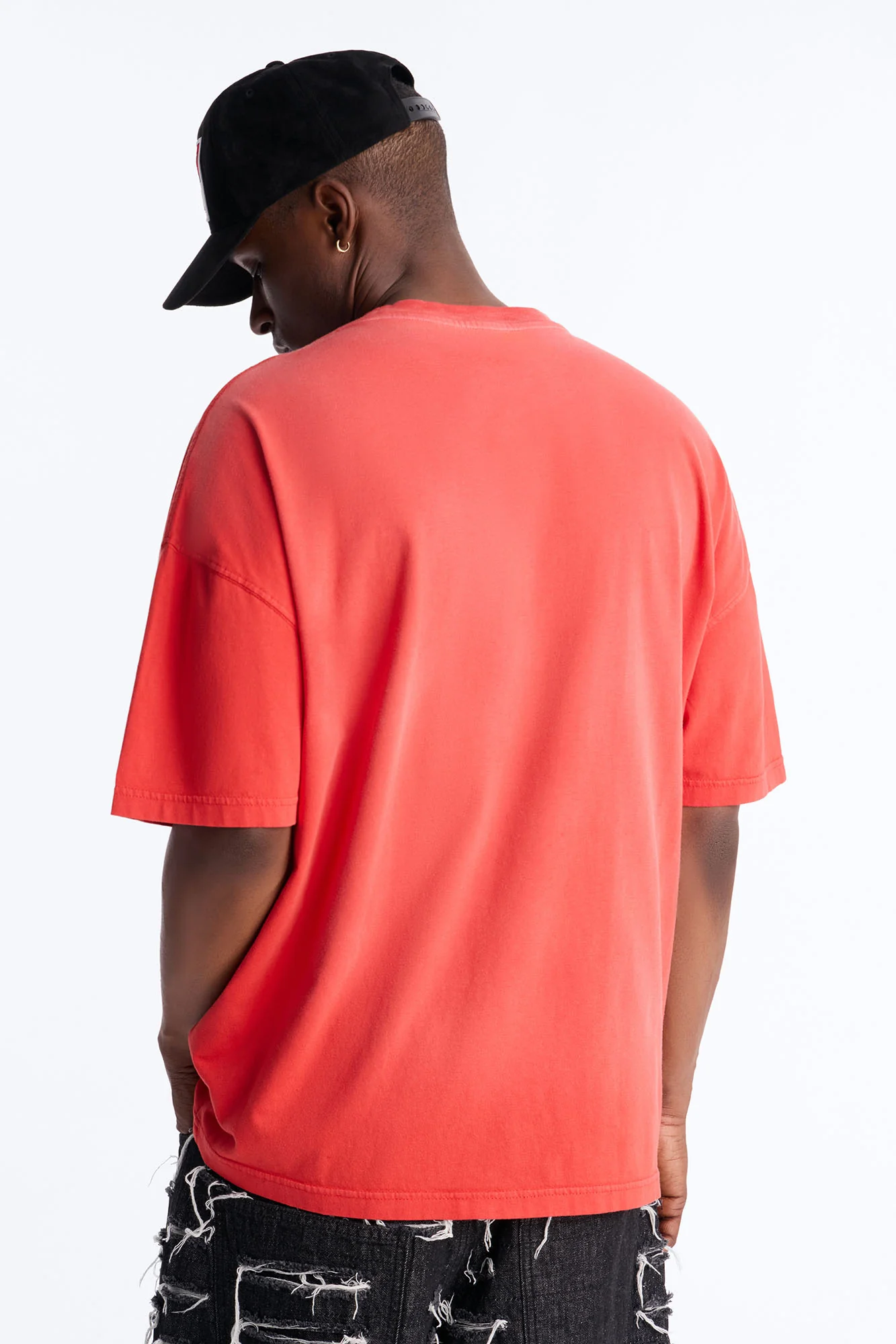 Blessed Flocked Short Sleeve Tee - Red - Image 4