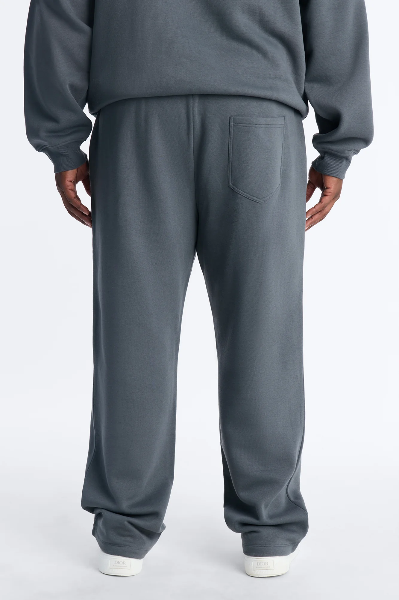 Blessed Rhinestone Pearl Sweatpants - Charcoal - Image 7