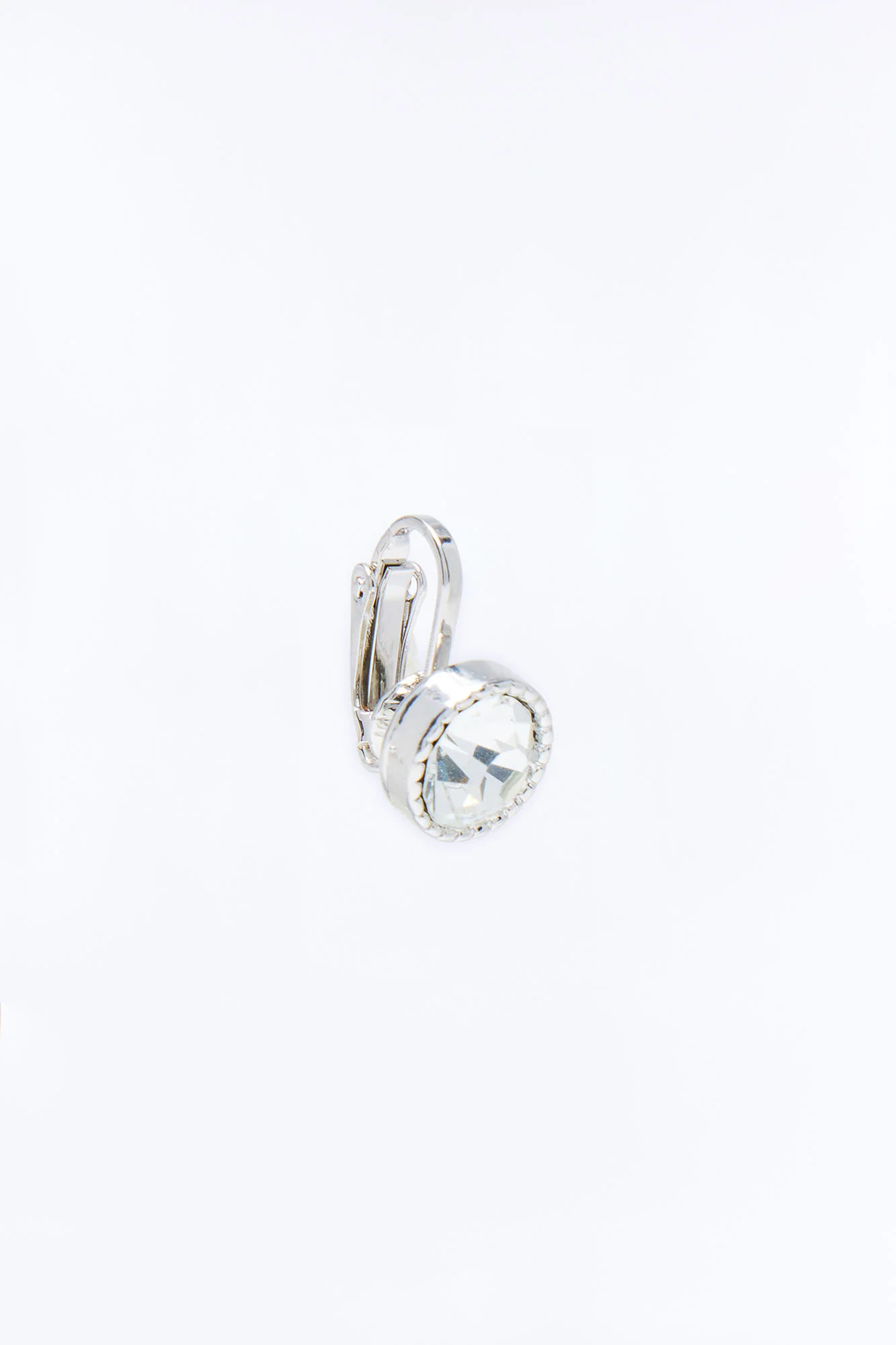 Bling Edition Clip On Belly Ring - Silver - Image 3