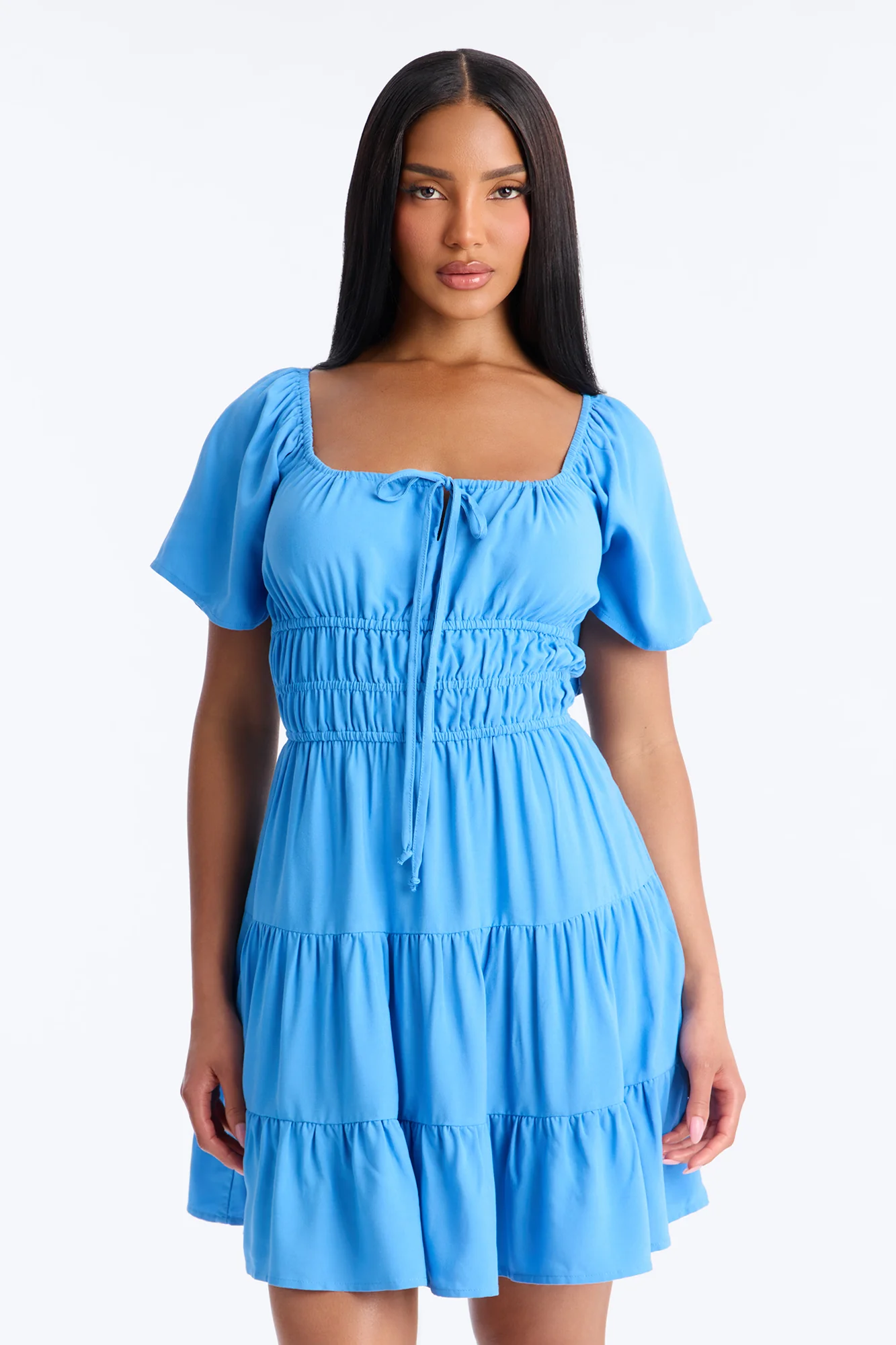 Bloomin Beauty Mini Dress - Royal