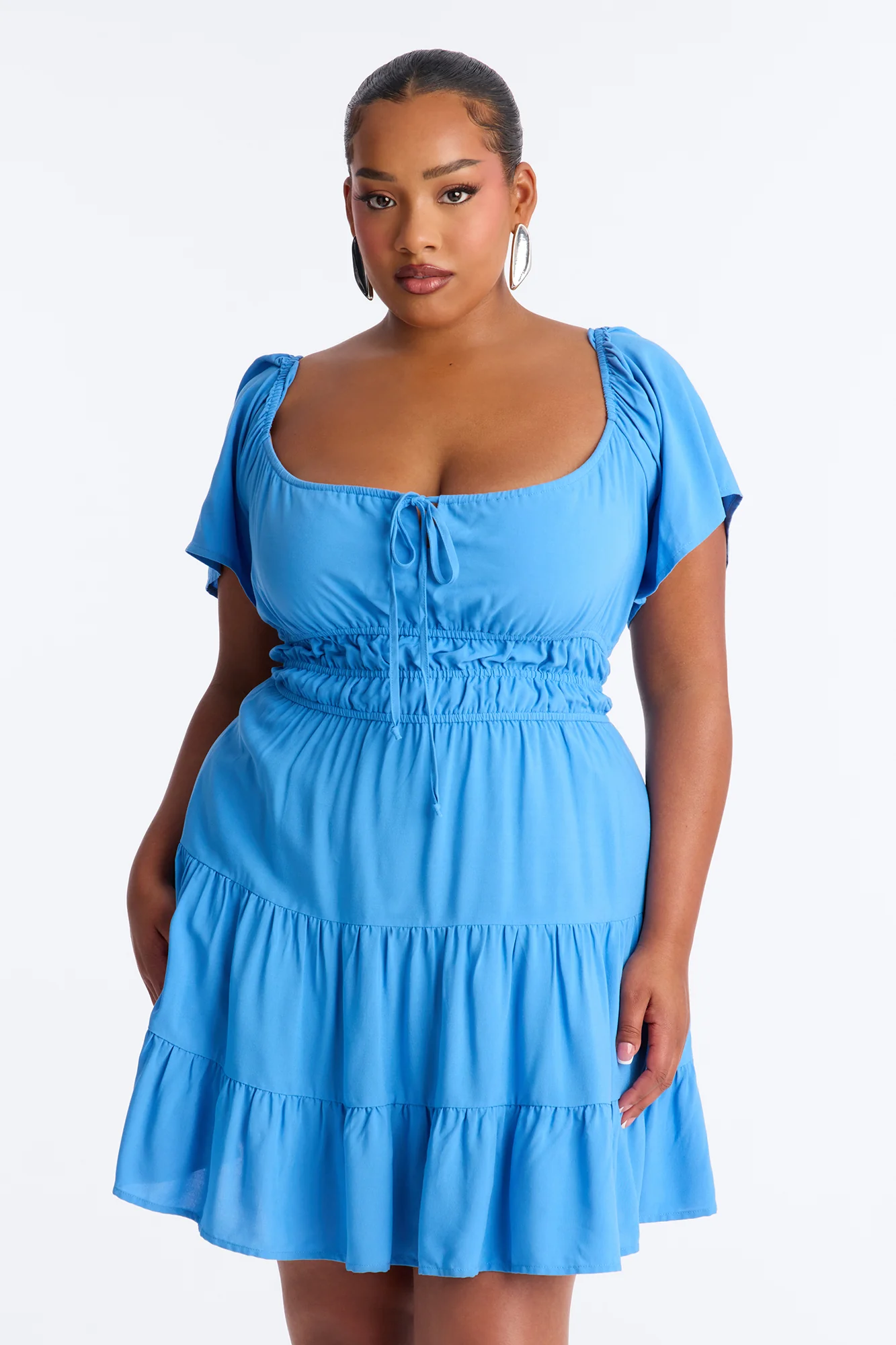 Bloomin Beauty Mini Dress - Royal - Image 5