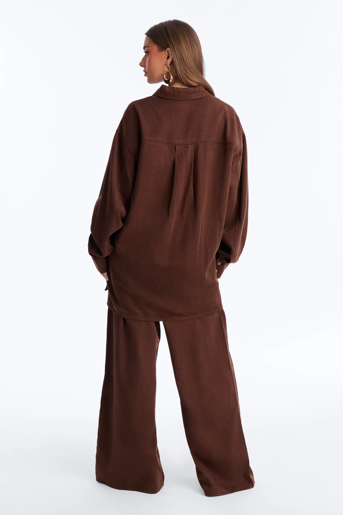 Blue Jean Baby Pant Set - Brown - Image 3