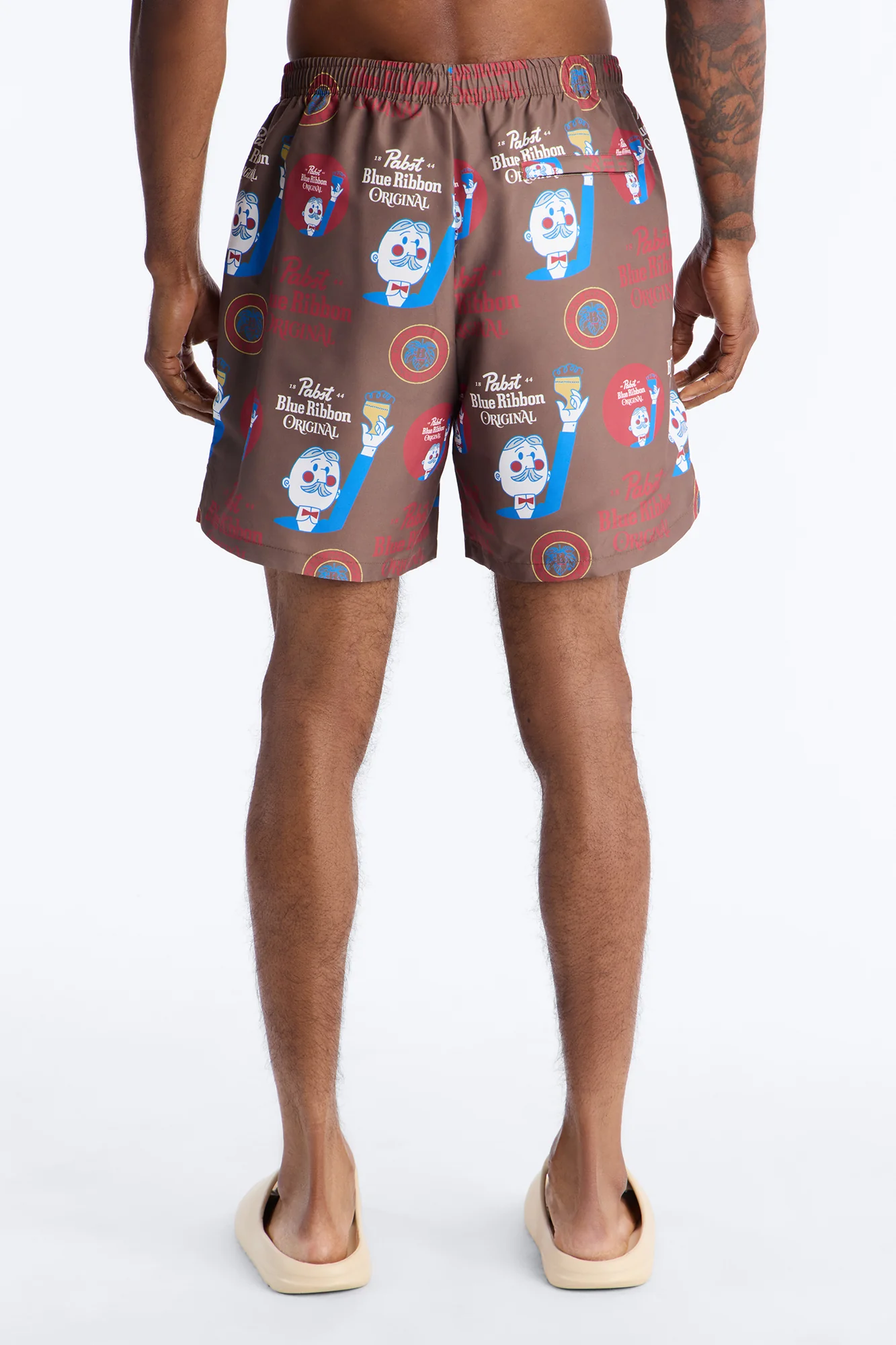 Blue Ribbon Printed Swim Trunk 7″ - Multi Color - Image 4