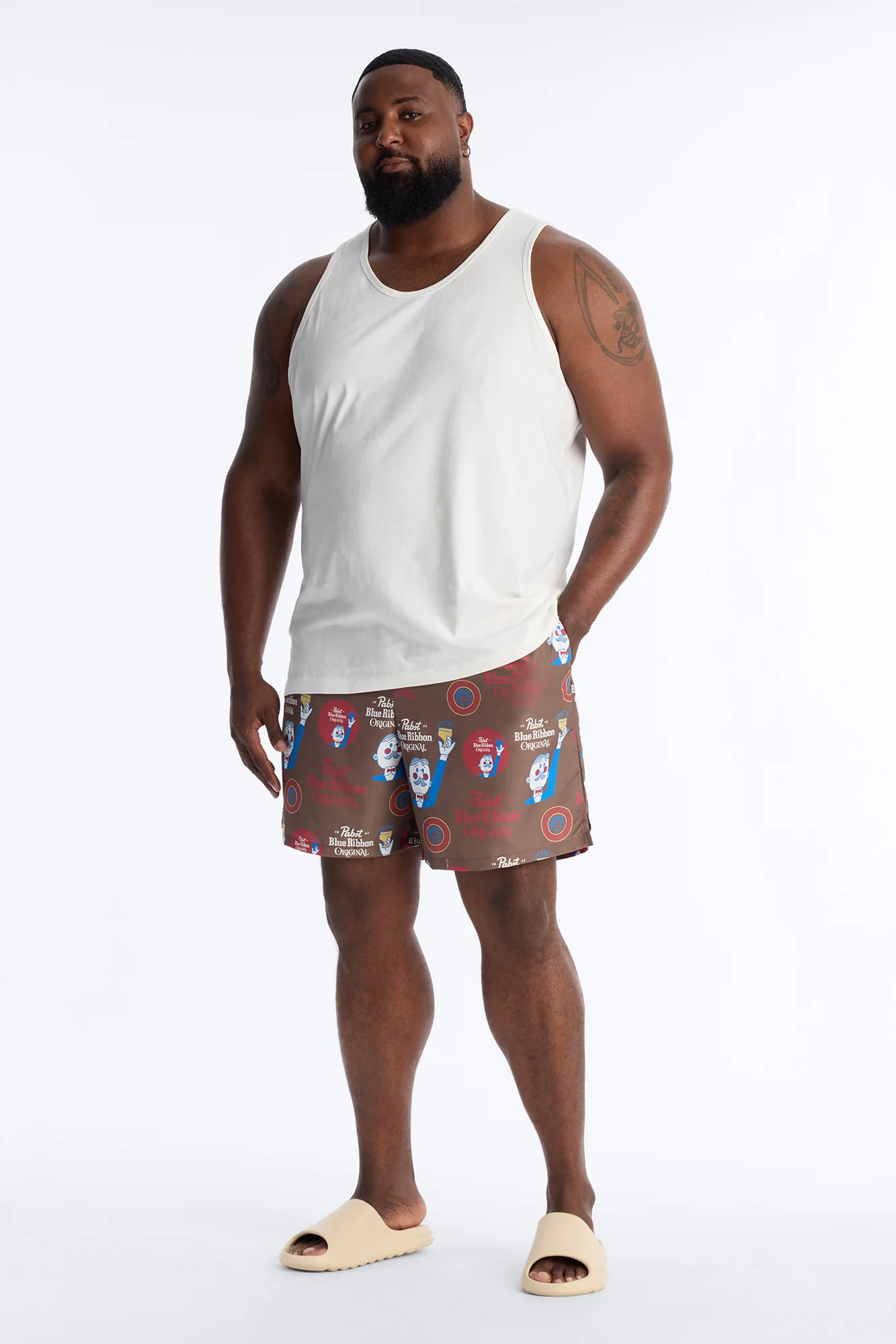 Blue Ribbon Printed Swim Trunk 7″ - Multi Color - Image 6