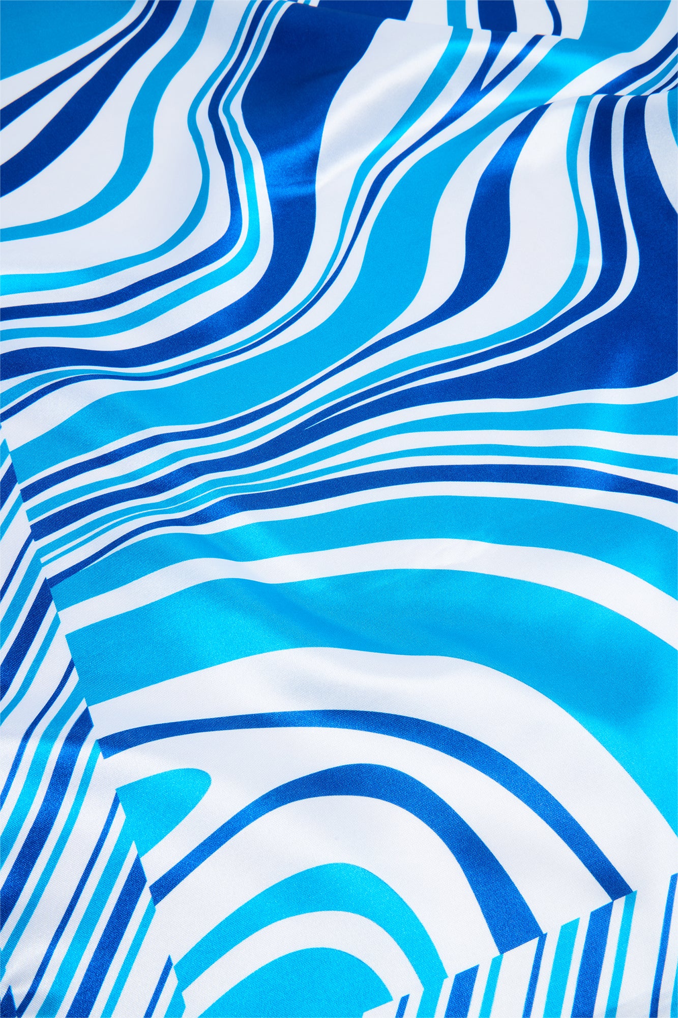 Blue Waves Head Scarf - Blue/combo - Image 2