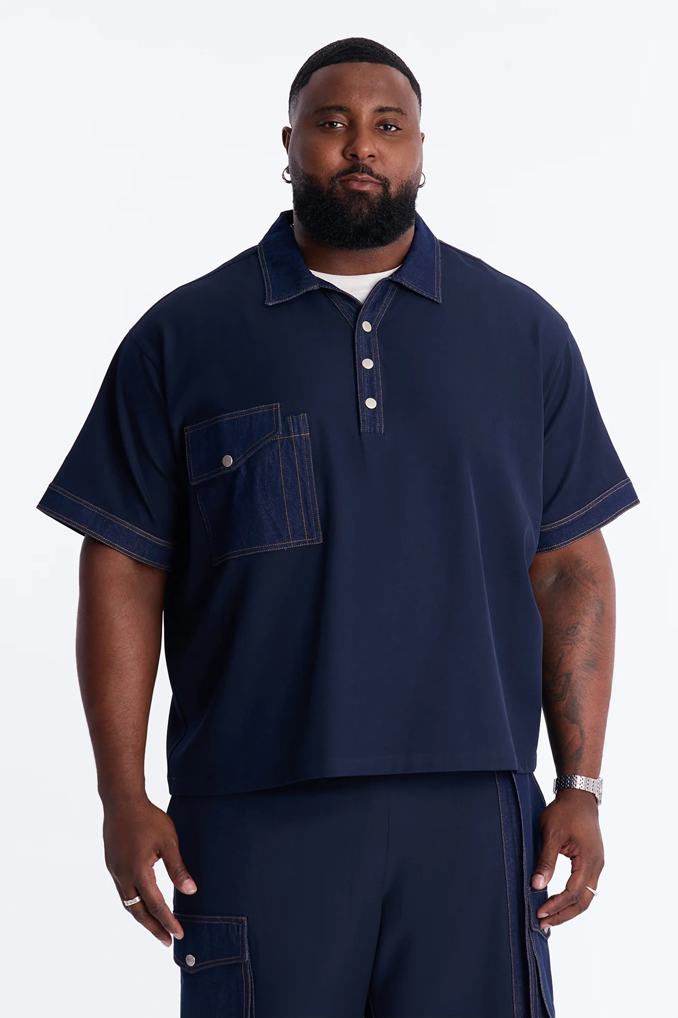 Blueprint Utility Polo - Indigo - Image 6