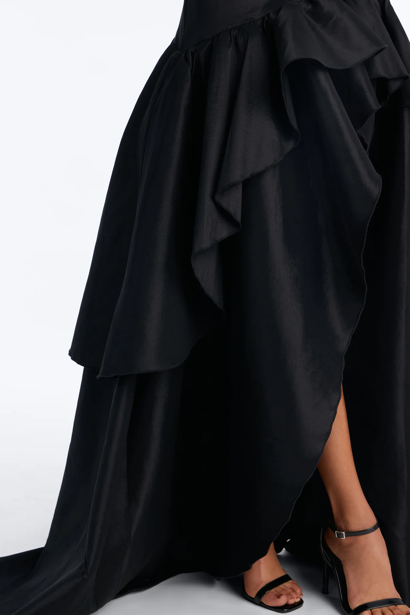 Blurred Memories Embellished Maxi Gown - Black - Image 3