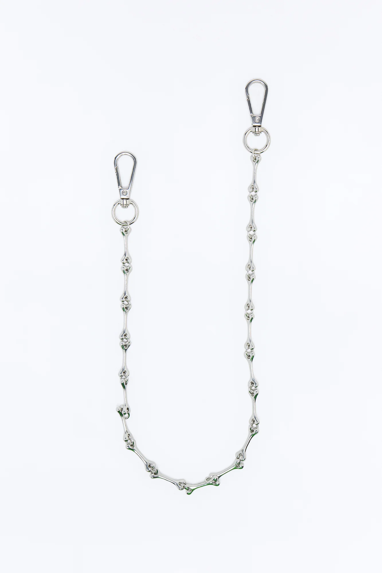 Bone Link Pant Chain - Silver - Image 3