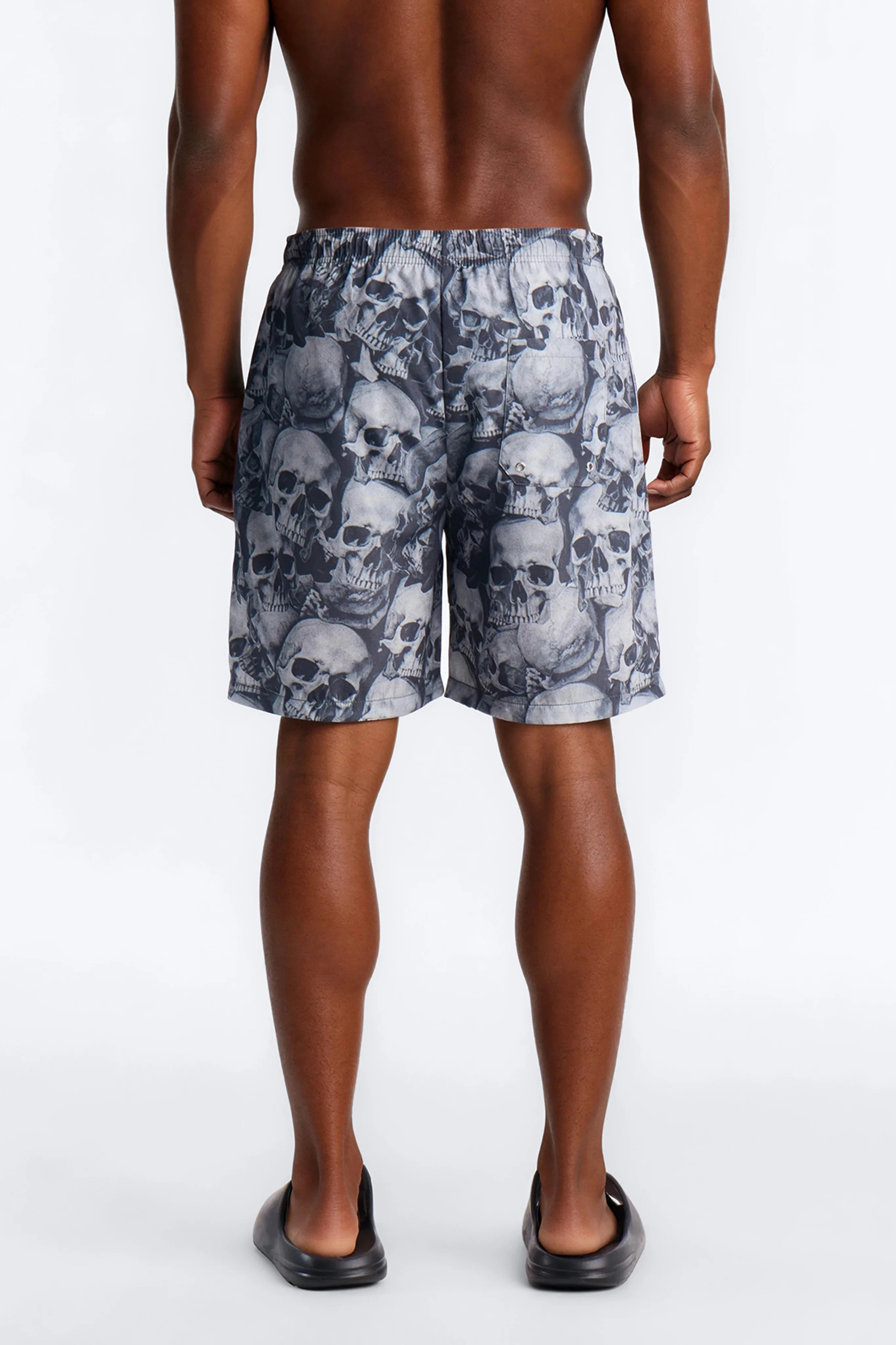 Bone Thugs And Harmony Printed Swim Trunk 7″ - Grey - Image 4