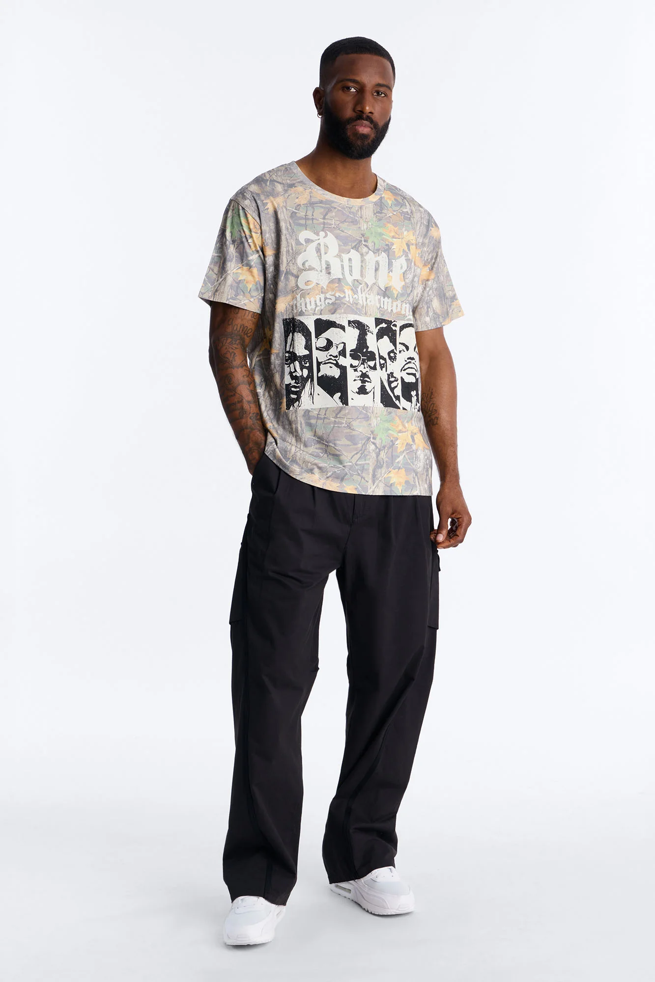 Bone Thugs N Harmony Camo Short Sleeve Shirt - Camouflage - Image 2