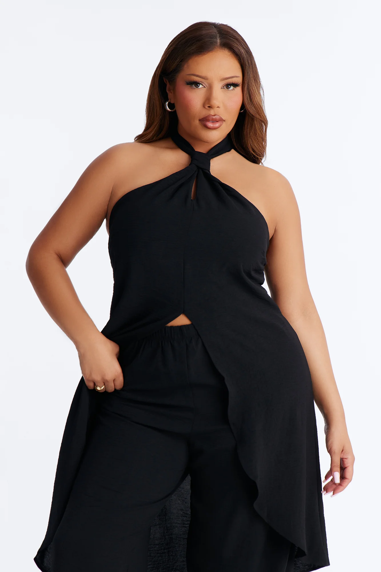 Born For This Halter Pant Set - Black - Image 6