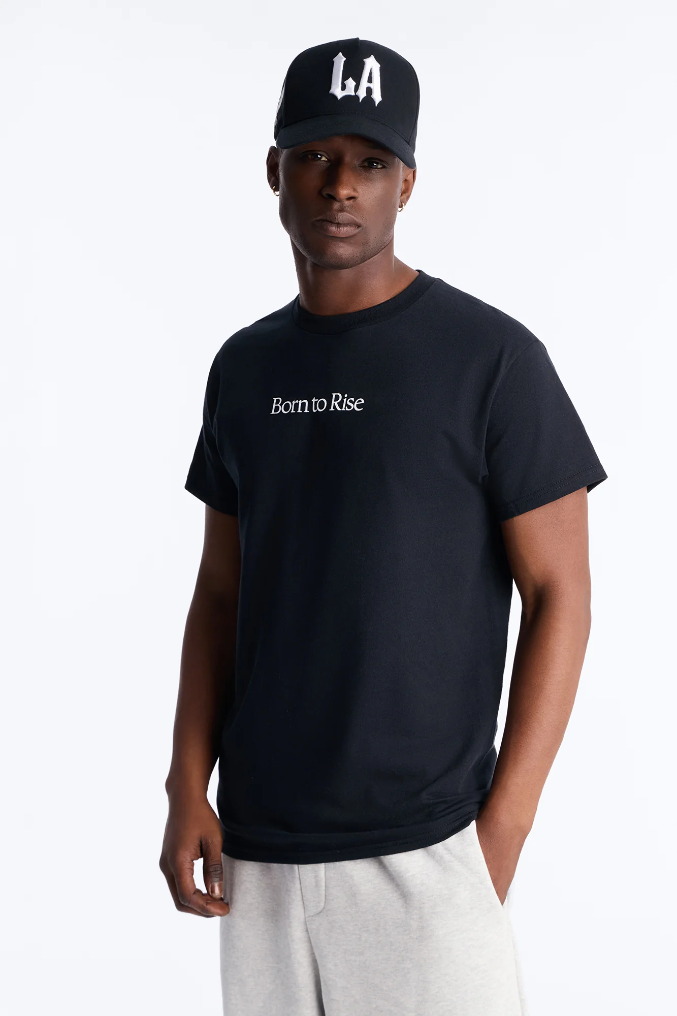 Born To Rise Short Sleeve Tee - Black