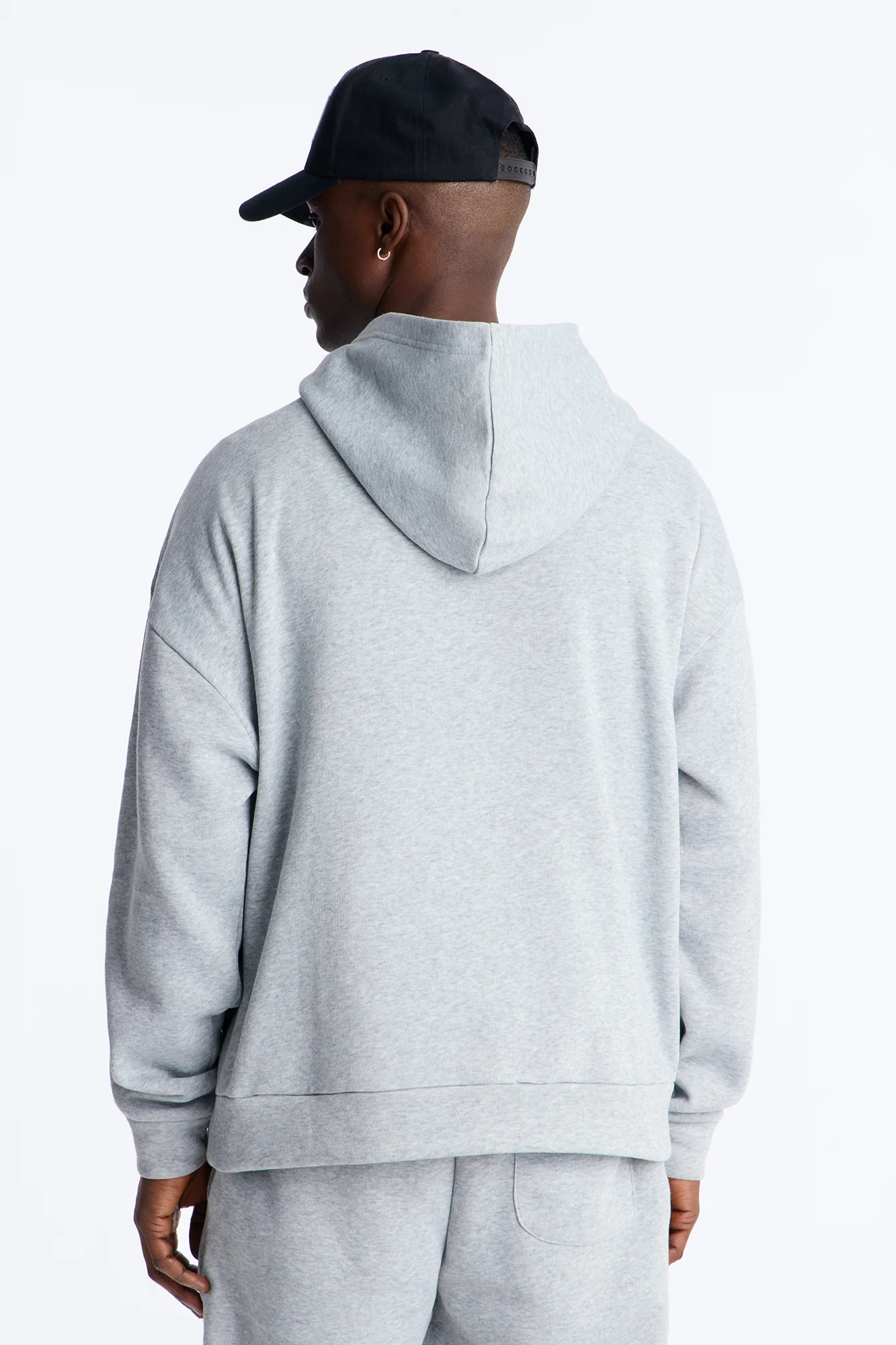 Born To Win Hoodie - Heather Grey - Image 4