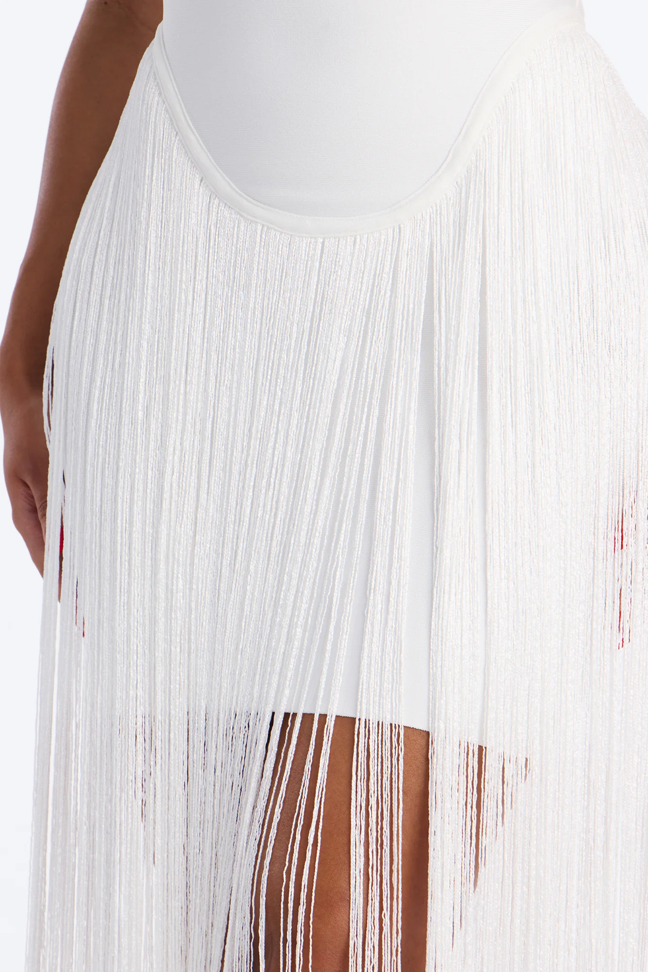Bossy Tiara Glitter Bandage Maxi Dress - White - Image 3