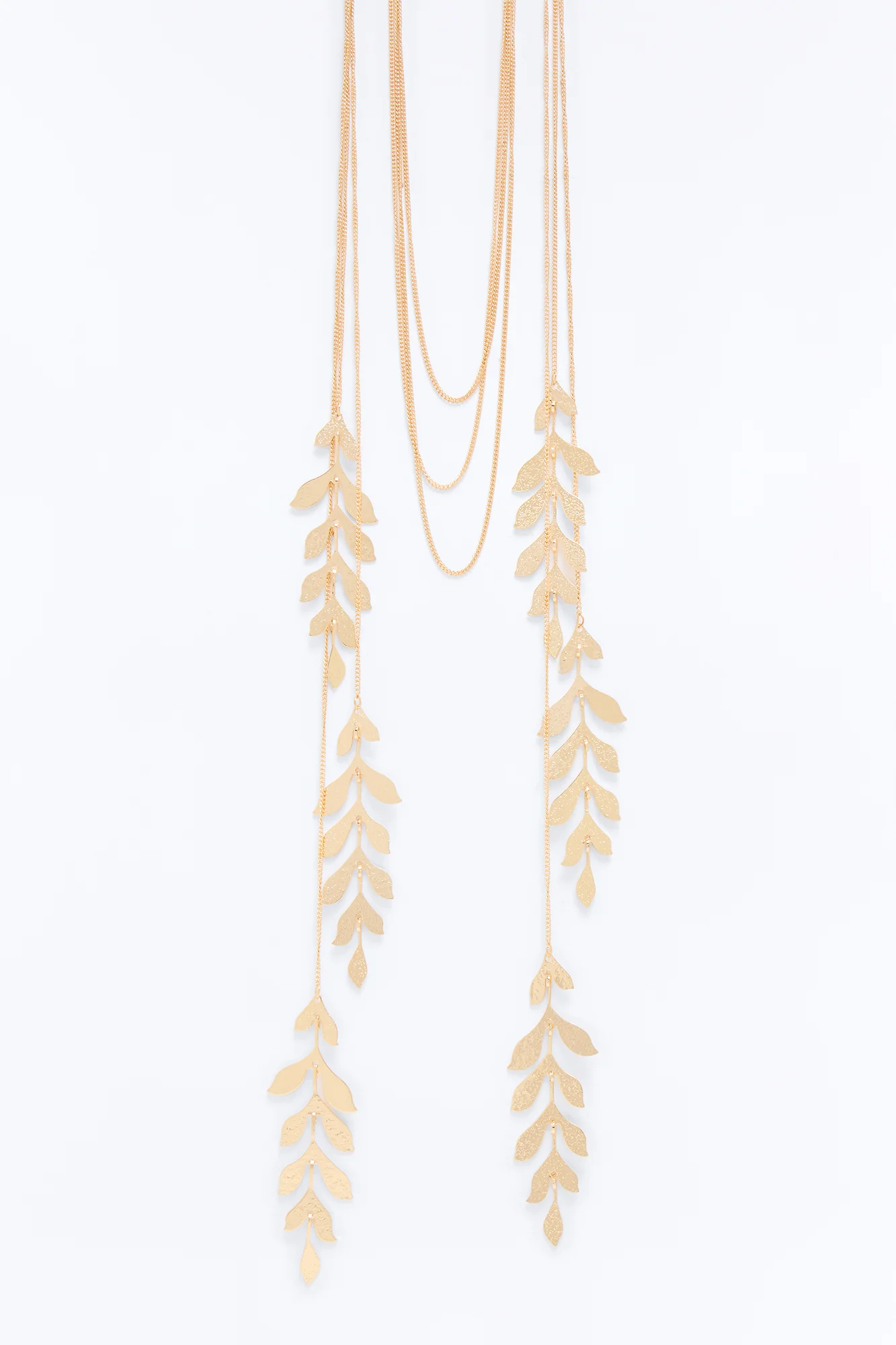 Botanical Garden Layered Necklace - Gold