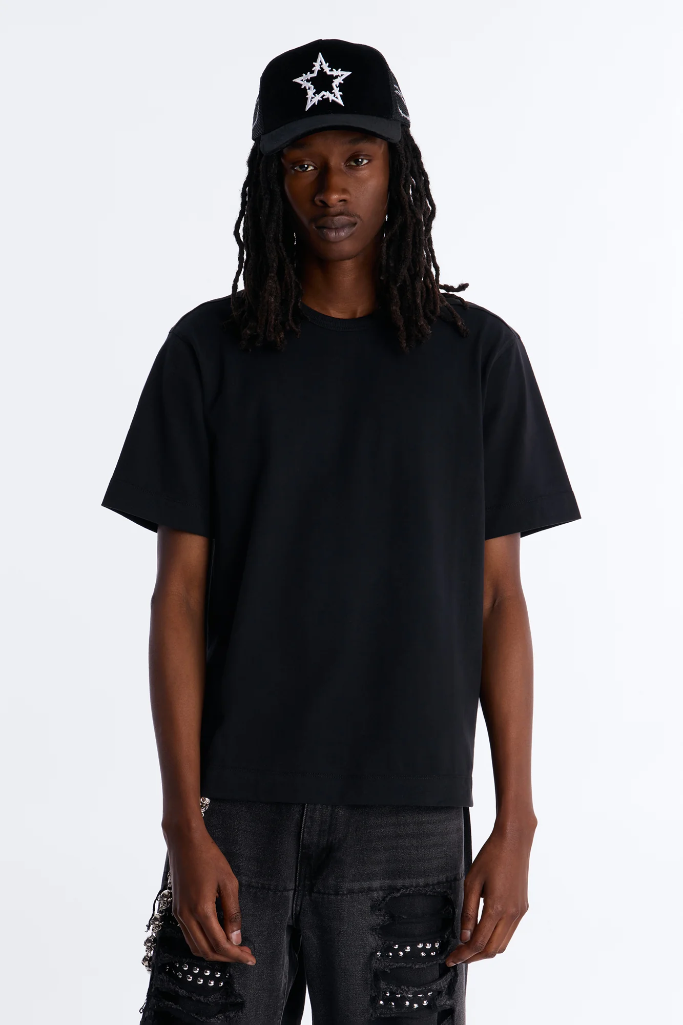 Boxy Soft Washed 250 GSM Tee - Black Wash