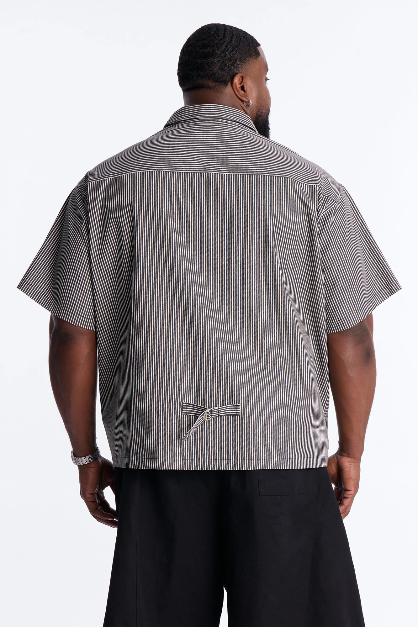 Boxy Tokyo Drift Zip Up - Black - Image 8