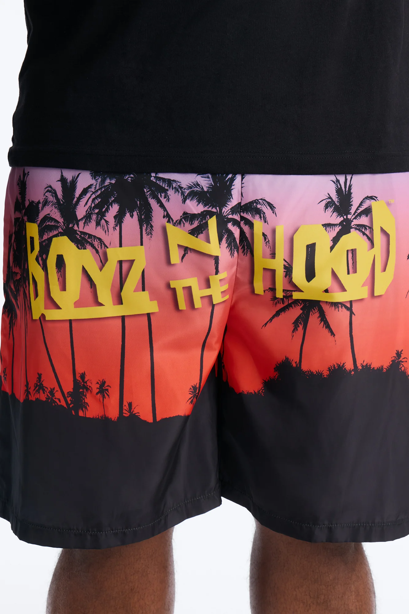 Boyz In The Hood Sunset Swim Trunk 7″ - Multi Color - Image 6