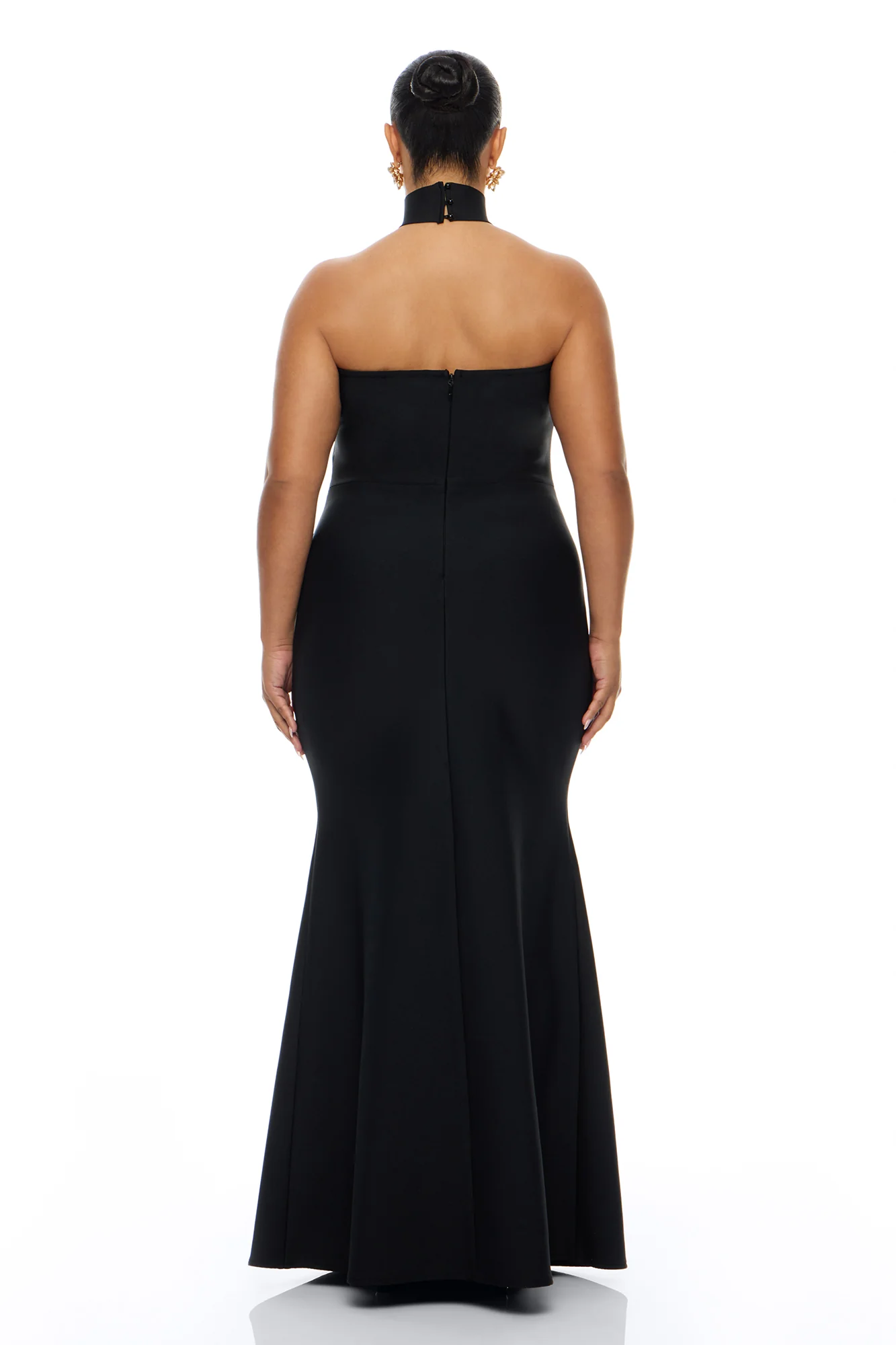 Brandi Choker Bandage Gown - Black - Image 8