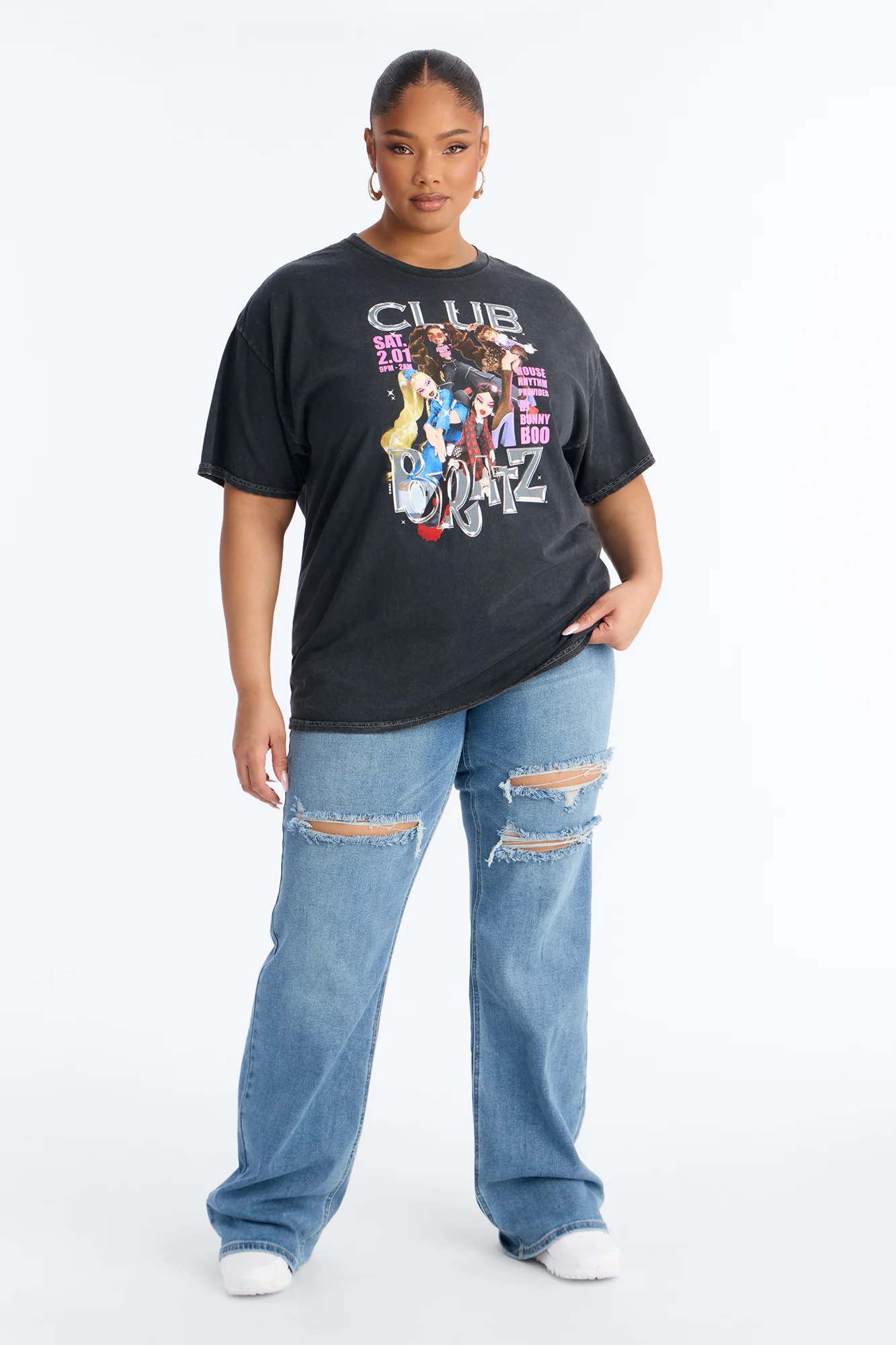 Bratz Club Washed Tee - Black Wash - Image 6