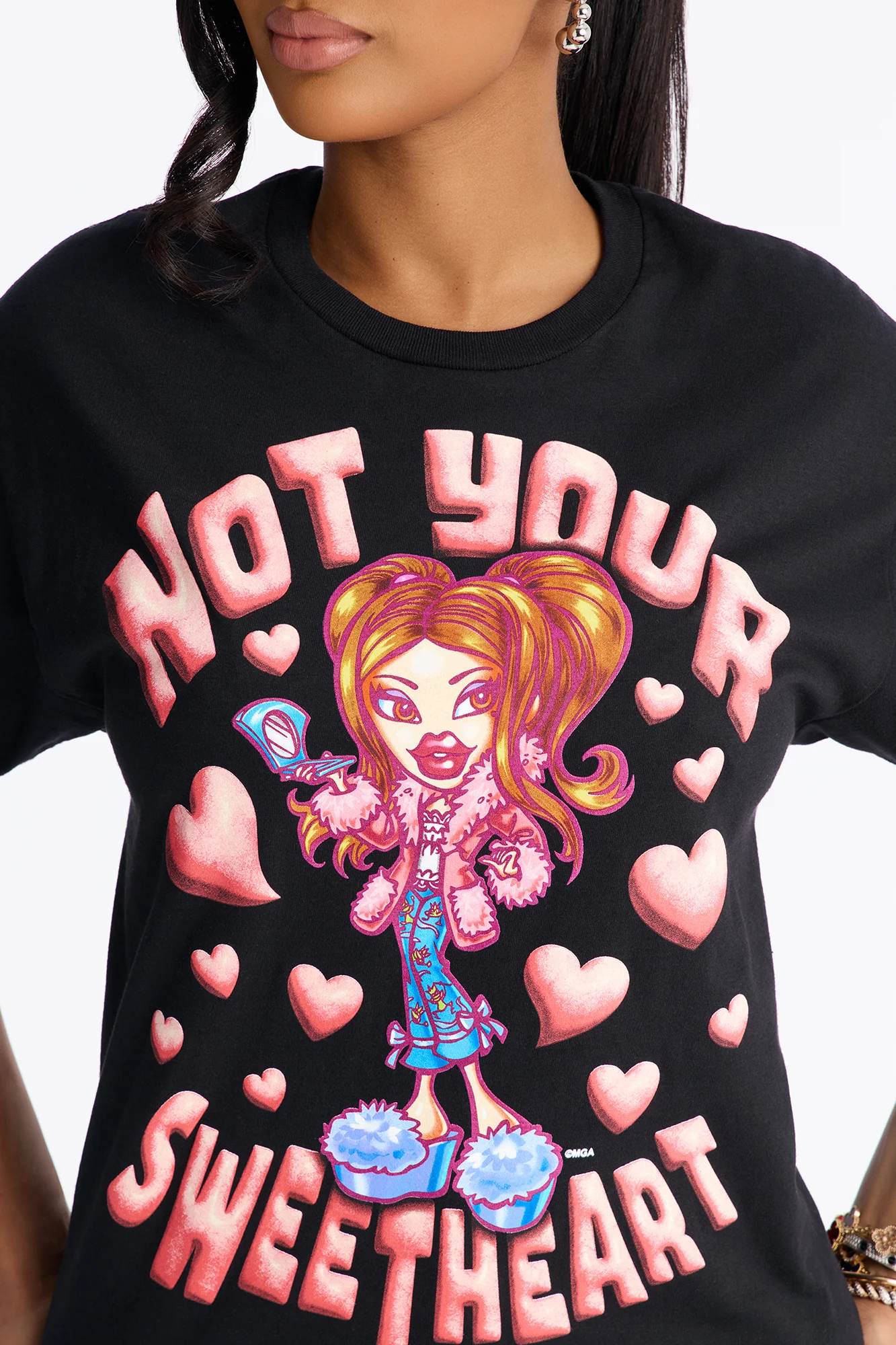 Bratz Not Your Sweetheart Tee - Black - Image 3