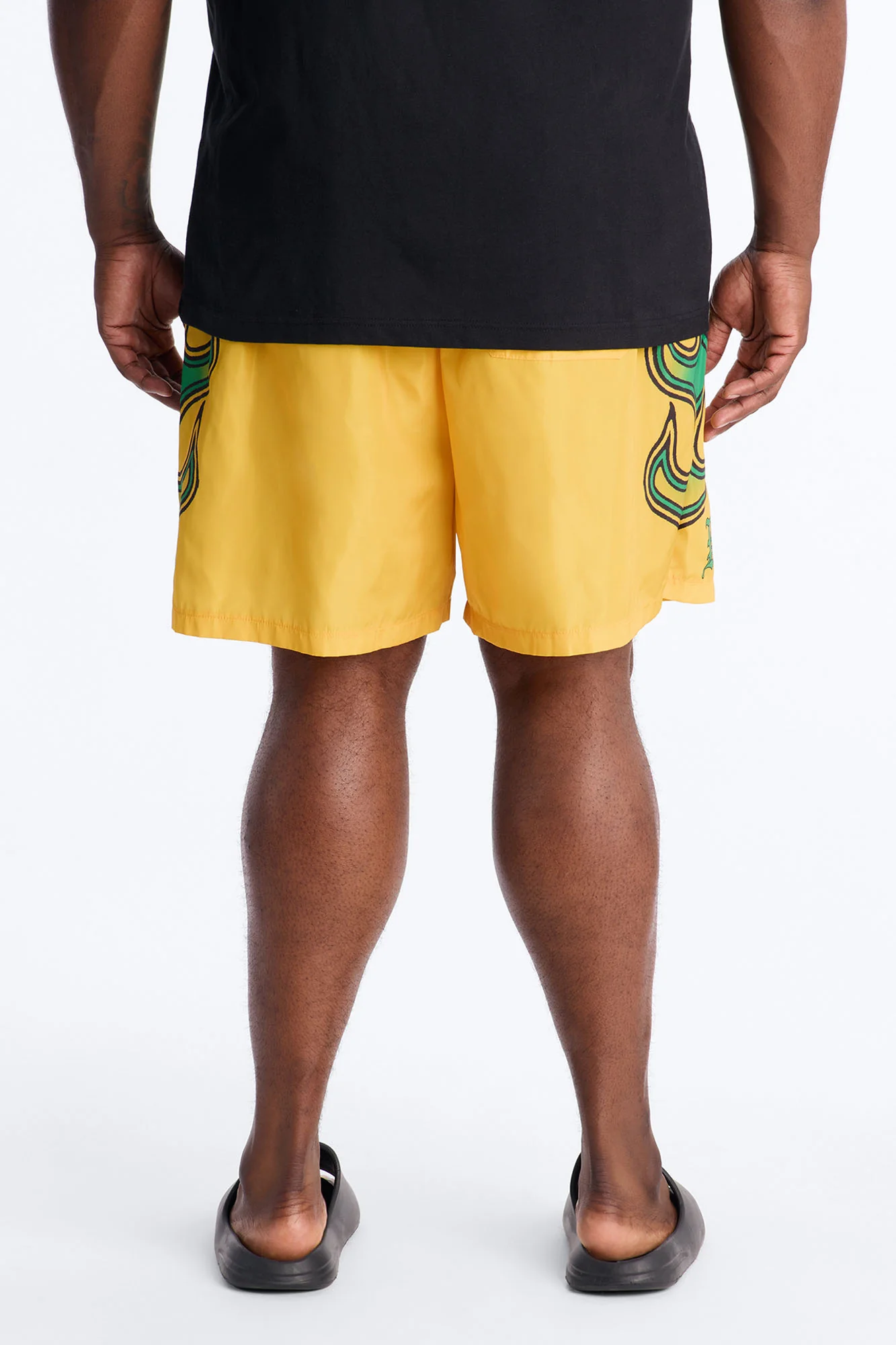 Brazil Circuit Velocity Swim Trunk 7″ - Yellow/combo - Image 10