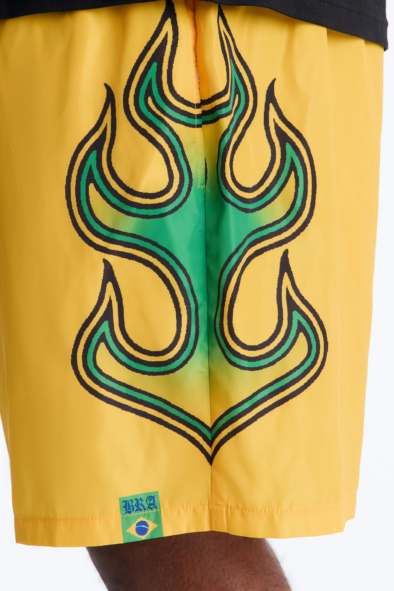Brazil Circuit Velocity Swim Trunk 7″ - Yellow/combo - Image 8