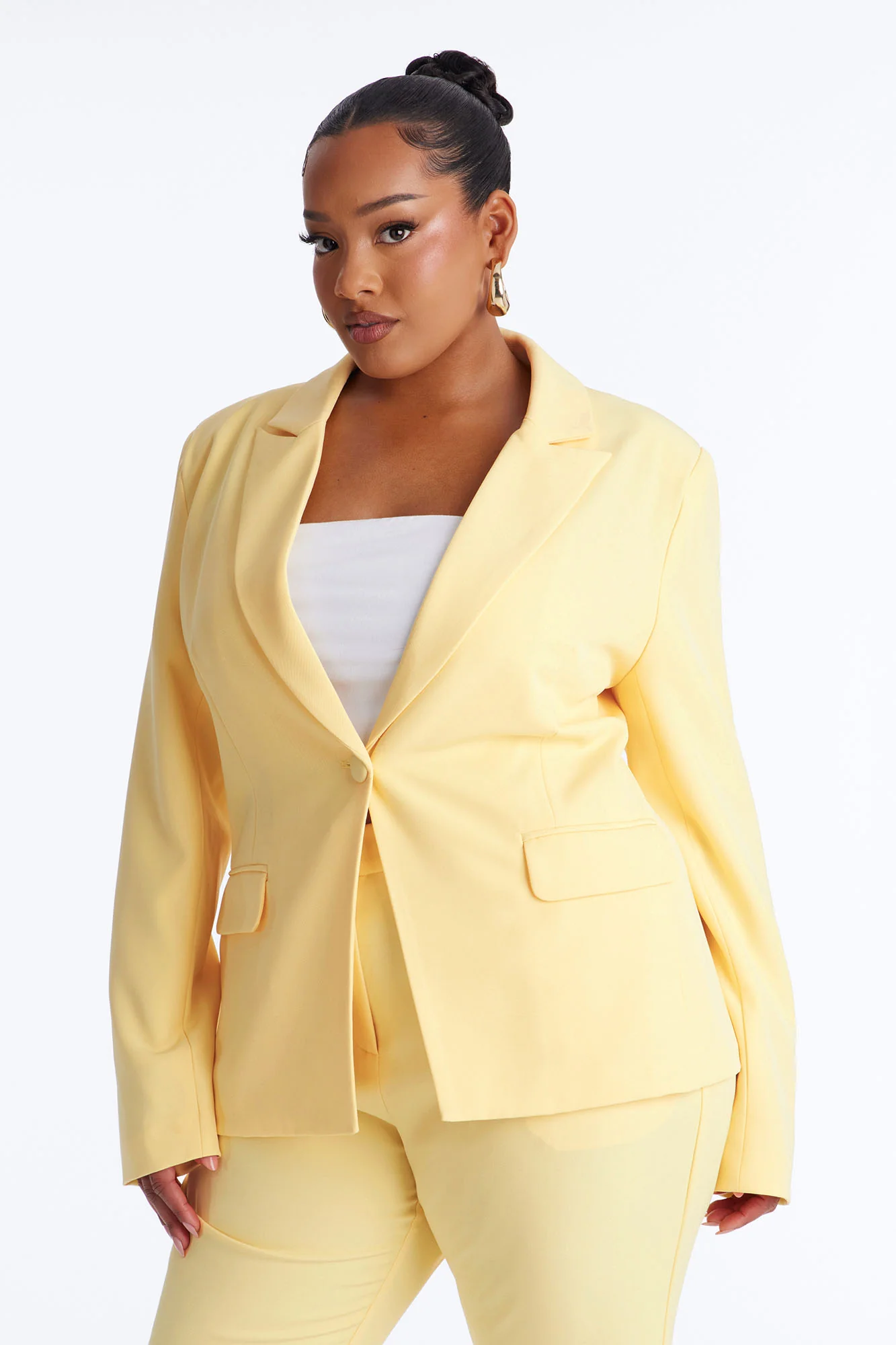 Breaking Even Blazer - Butter Yellow - Image 5