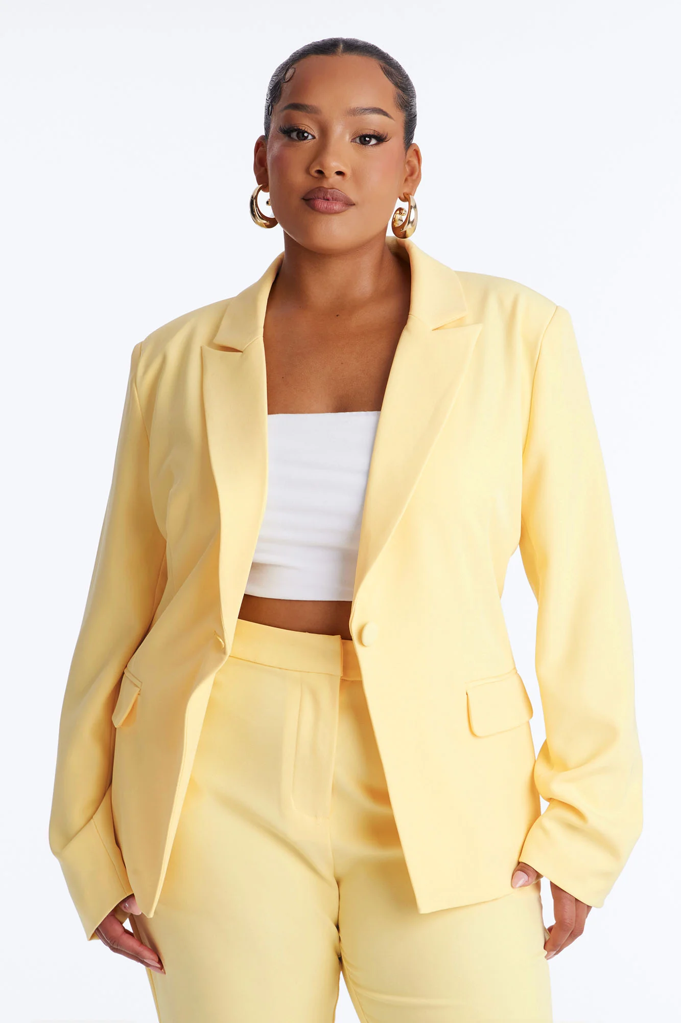 Breaking Even Blazer - Butter Yellow - Image 7