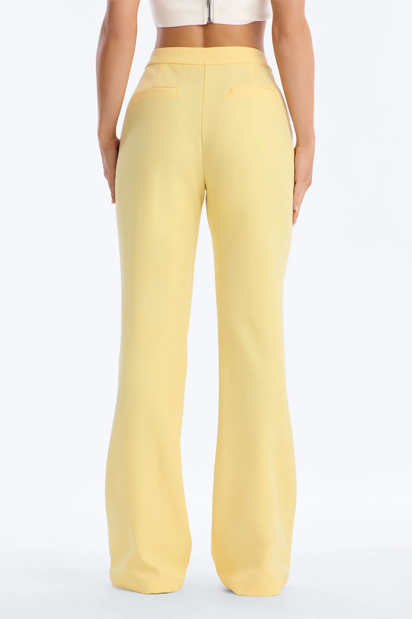 Breaking Even Flare Trouser - Butter Yellow - Image 4