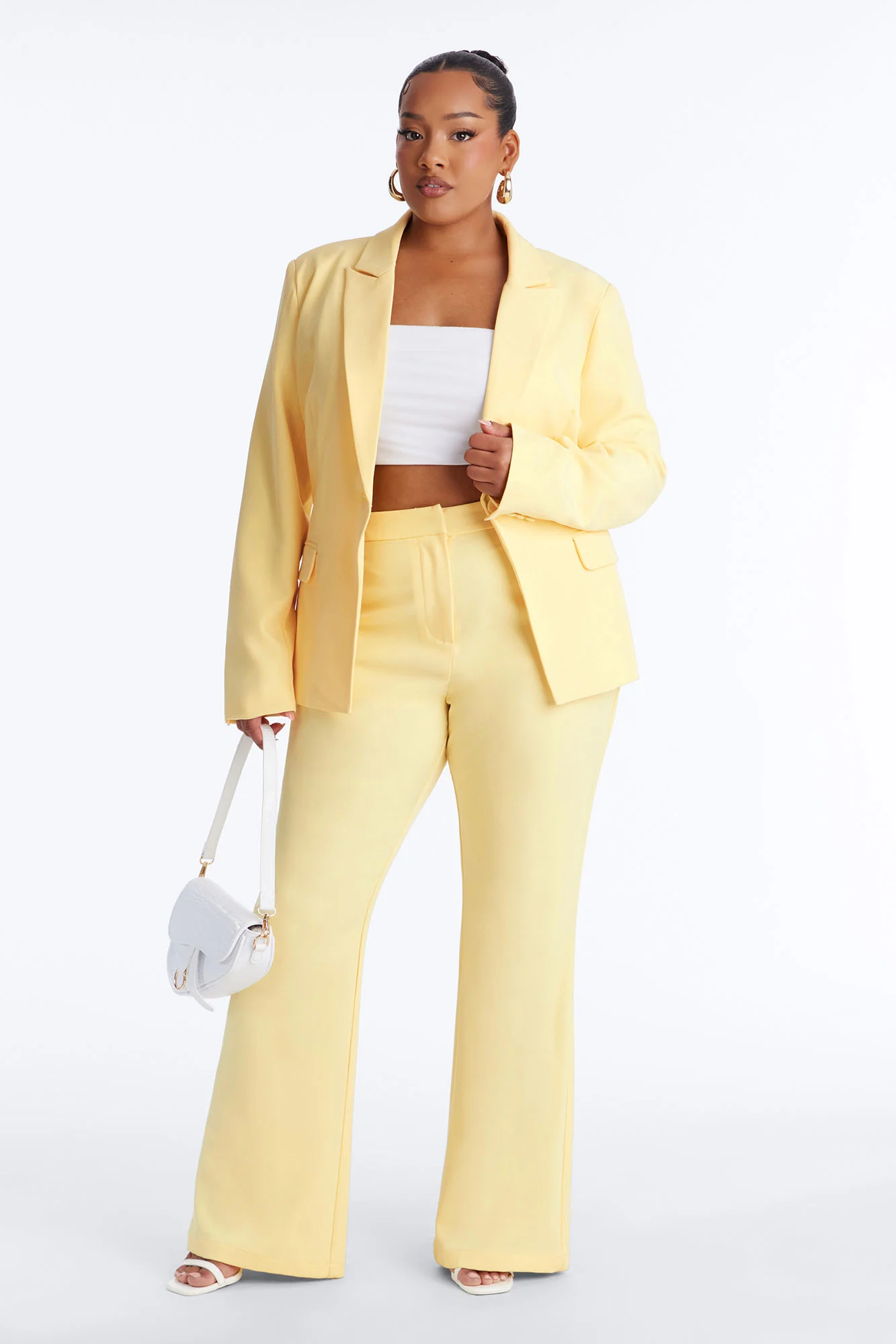 Breaking Even Flare Trouser - Butter Yellow - Image 5