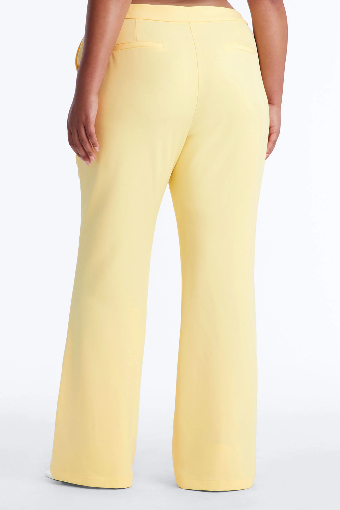 Breaking Even Flare Trouser - Butter Yellow - Image 7